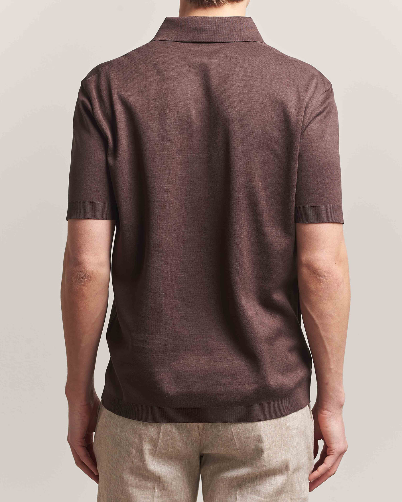 Herren | Poloshirts | Herno | Micro Piquet Polo Brown