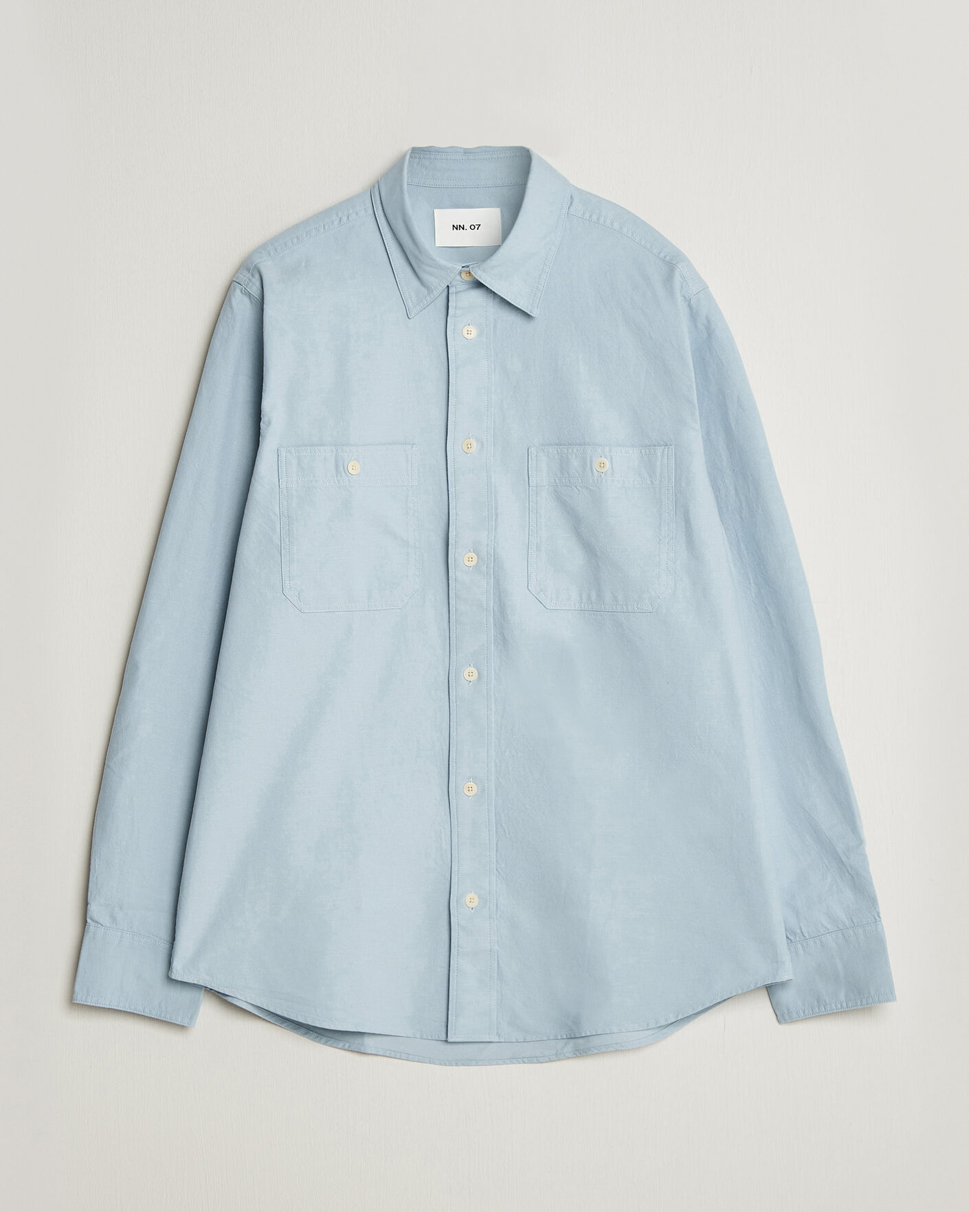 Herren |  | NN07 | Colby Twill Overshirt Sky Mist