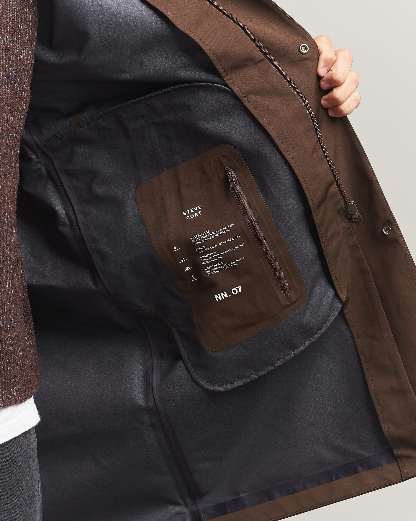 Herren | Jacken | NN07 | Steve Technical Coat Demitasse Brown