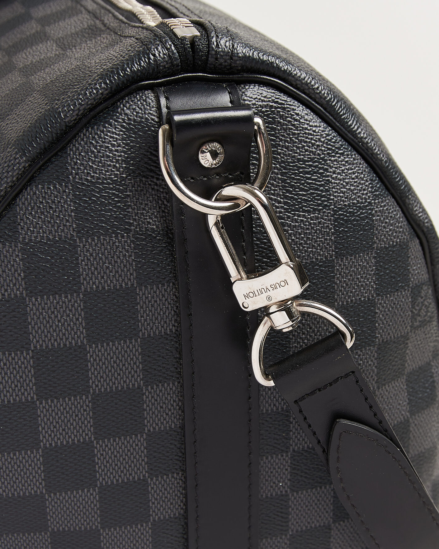 Herren | Pre-Owned & Vintage Bags | Louis Vuitton Pre-Owned | Keepall 45 Bandouliére Damier Graphite