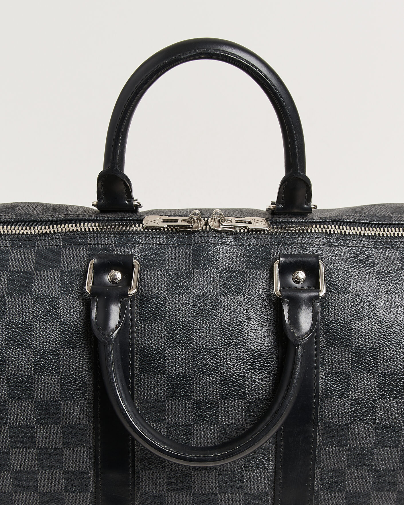 Herren | Pre-Owned & Vintage Bags | Louis Vuitton Pre-Owned | Keepall 45 Bandouliére Damier Graphite