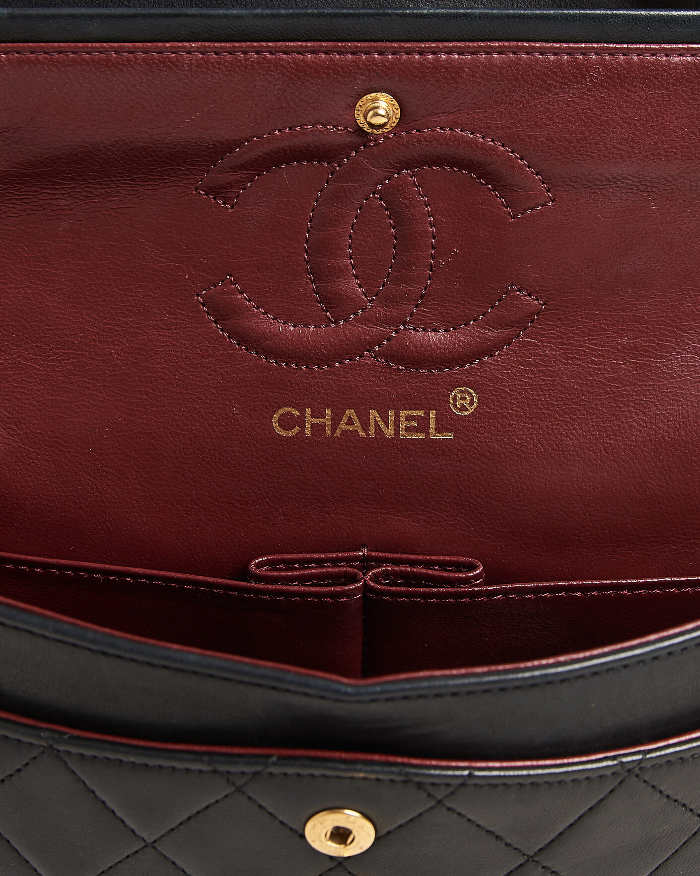 Herren | Chanel Pre-Owned Classic Small Double Flap Bag Black | Chanel Pre-Owned | Classic Small Double Flap Bag Black