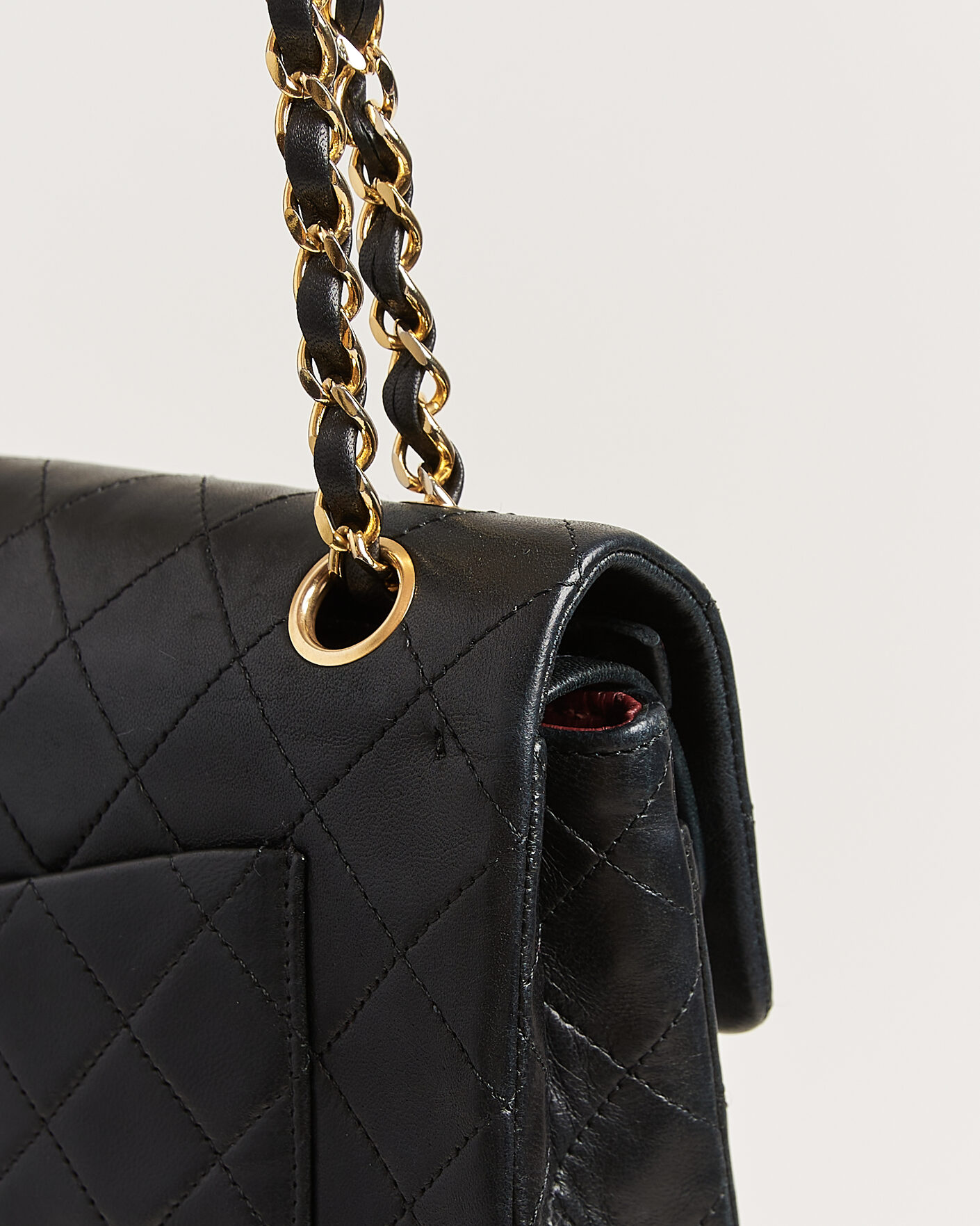 Herren | Pre-Owned & Vintage Bags | Chanel Pre-Owned | Classic Small Double Flap Bag Black