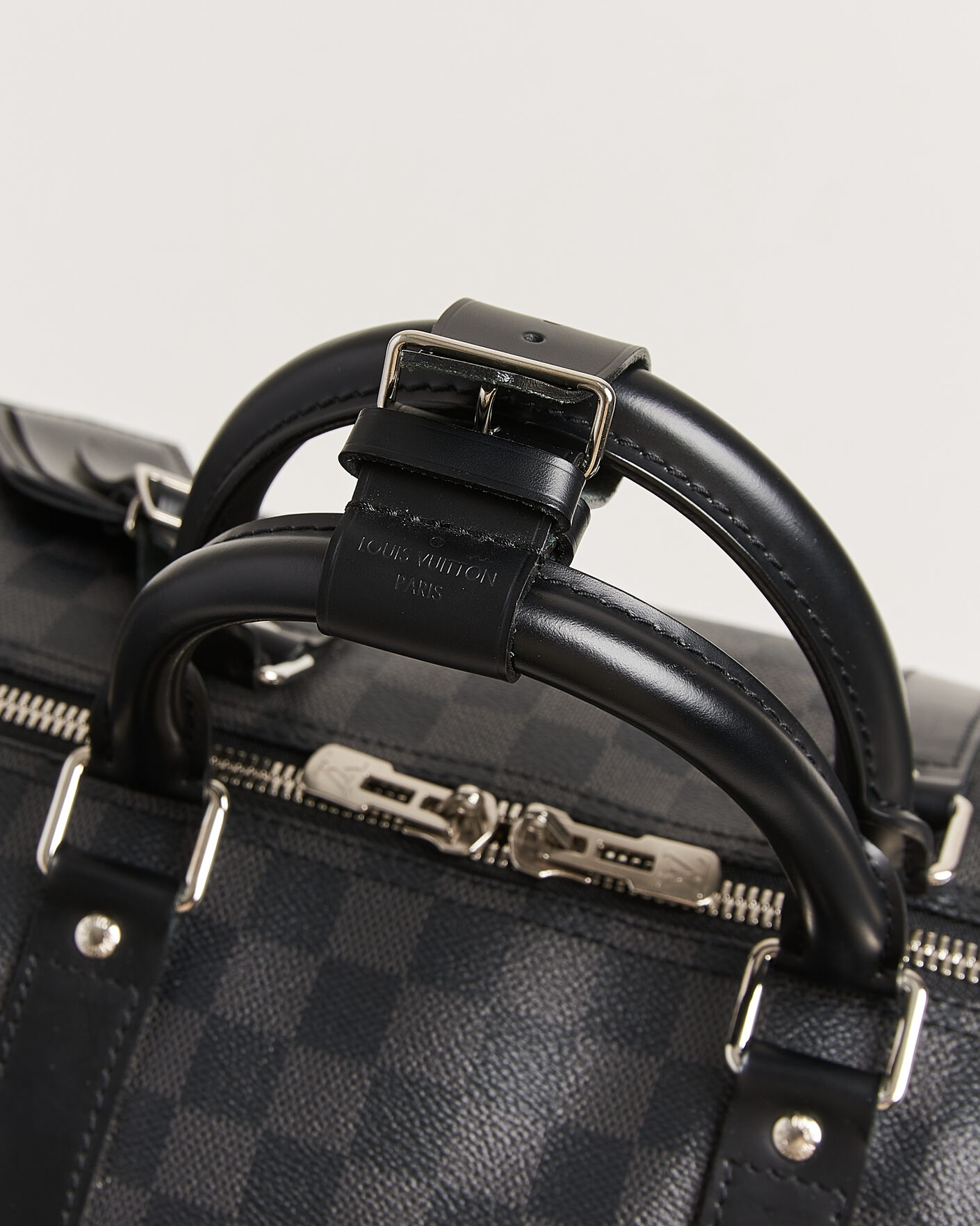 Herren | Pre-Owned & Vintage Bags | Louis Vuitton Pre-Owned | Keepall 55 Bandouliére Damier Graphite