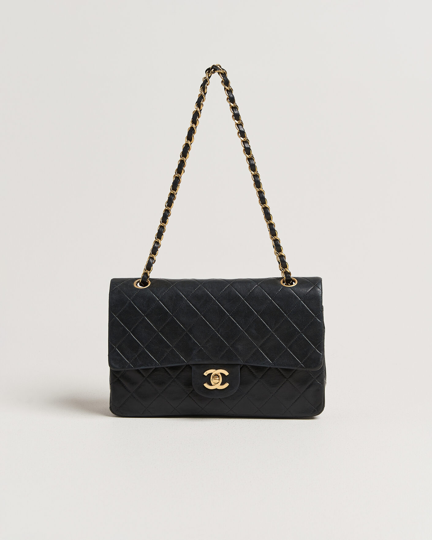 Herren | Pre-Owned & Vintage Bags | Chanel Pre-Owned | Classic Medium Double Flap Bag Black