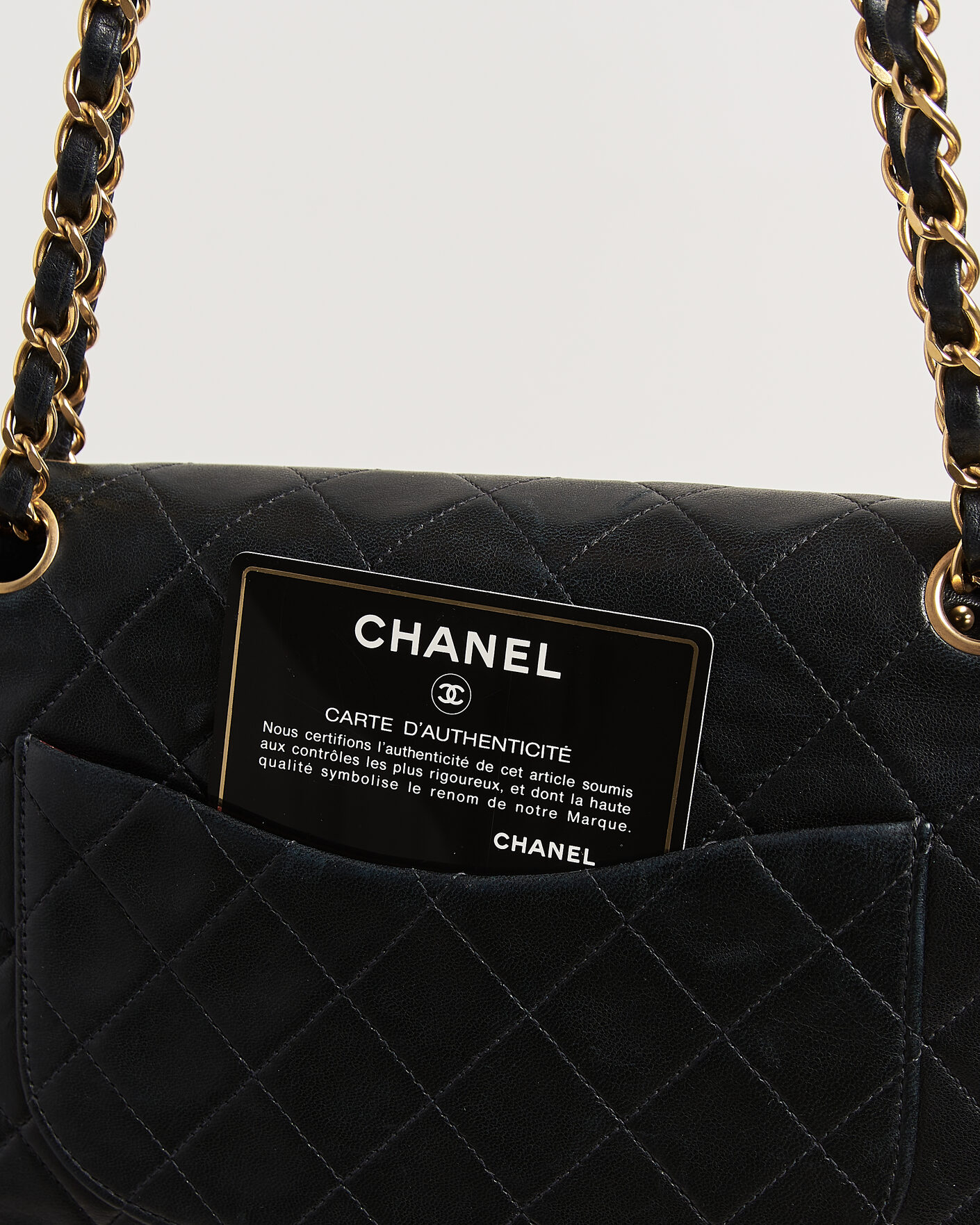 Herren | Pre-Owned & Vintage Bags | Chanel Pre-Owned | Classic Medium Double Flap Bag Black