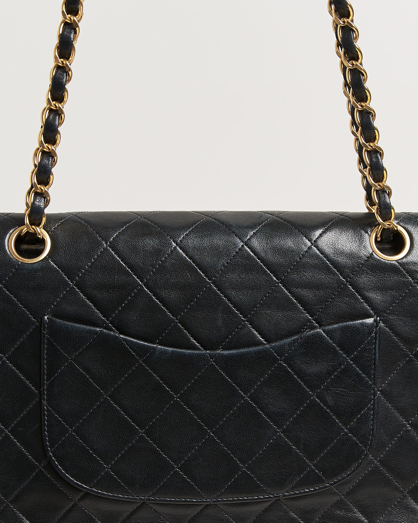 Herren | Chanel Pre-Owned Classic Medium Double Flap Bag Black | Chanel Pre-Owned | Classic Medium Double Flap Bag Black