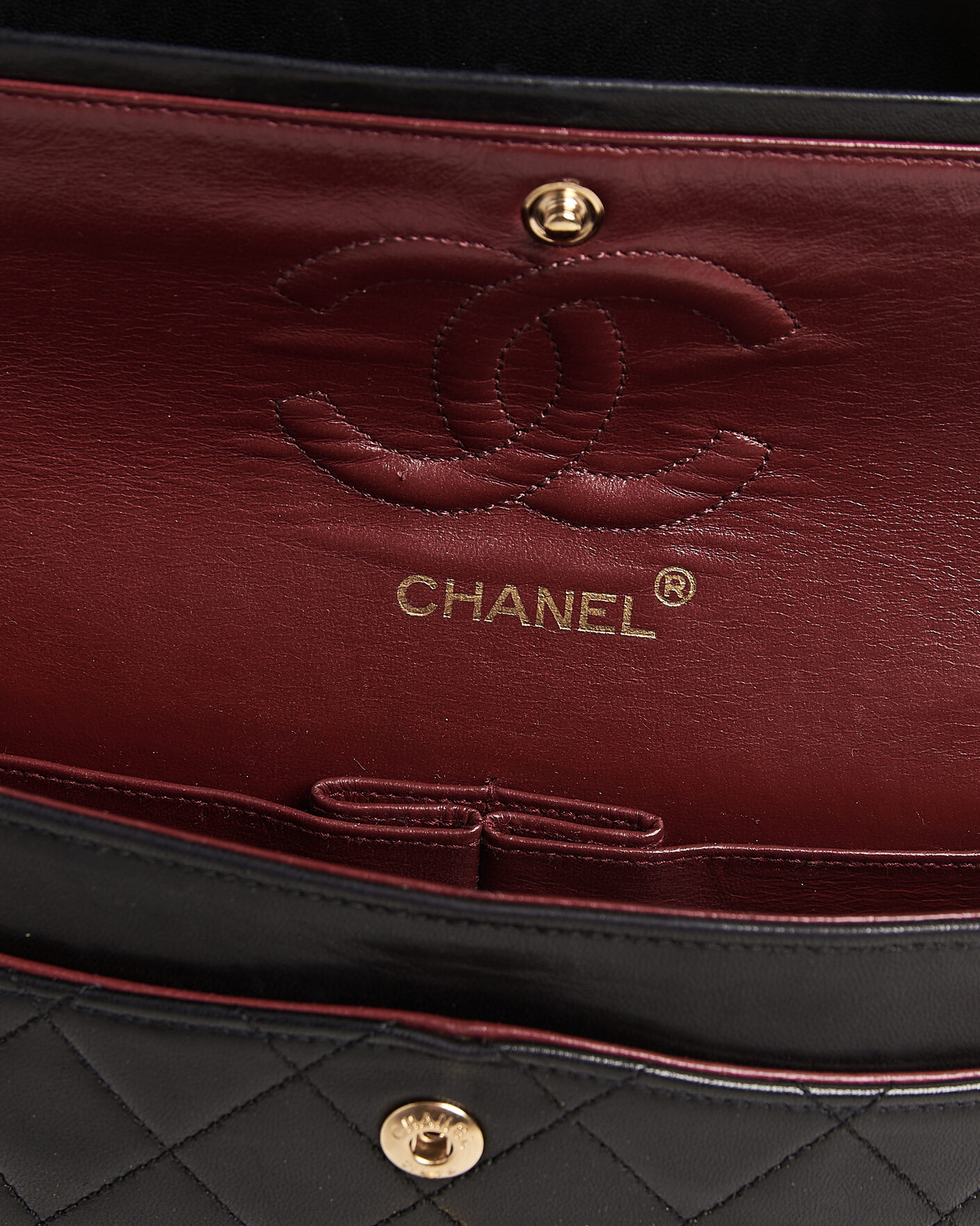 Herren | Chanel Pre-Owned Classic Small Double Flap Bag Black | Chanel Pre-Owned | Classic Small Double Flap Bag Black