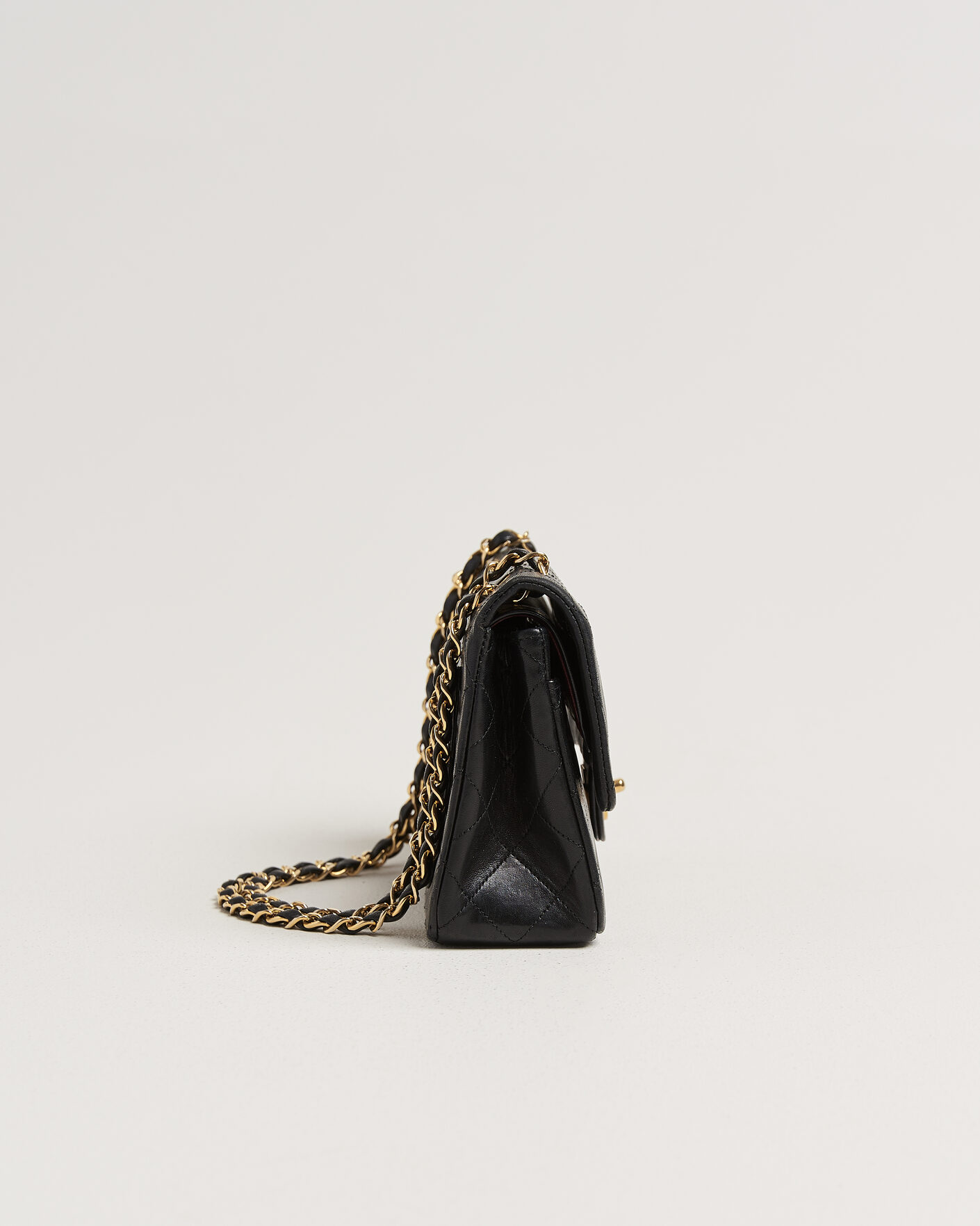 Herren | Pre-Owned & Vintage Bags | Chanel Pre-Owned | Classic Small Double Flap Bag Black