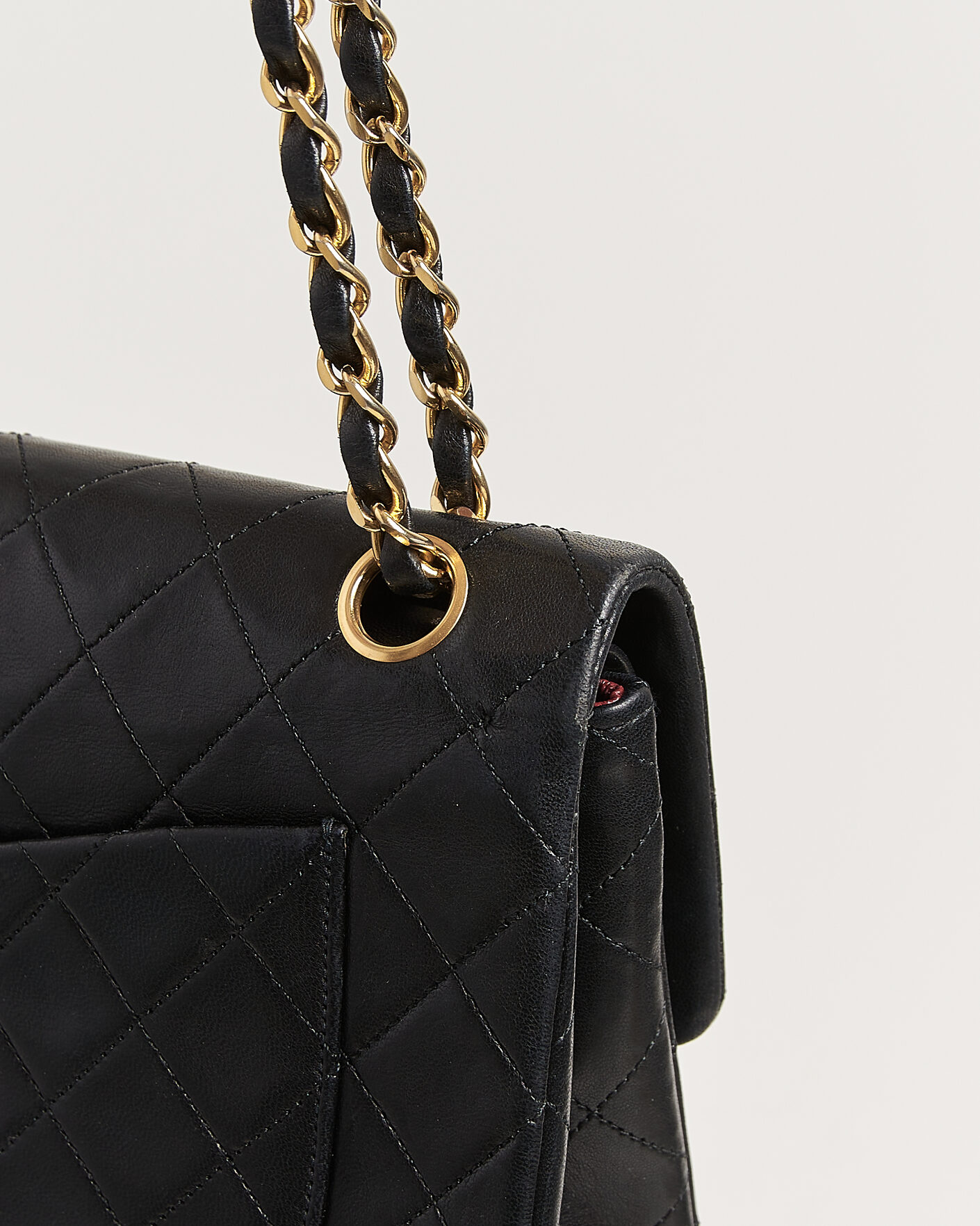 Herren | Pre-Owned & Vintage Bags | Chanel Pre-Owned | Classic Small Double Flap Bag Black