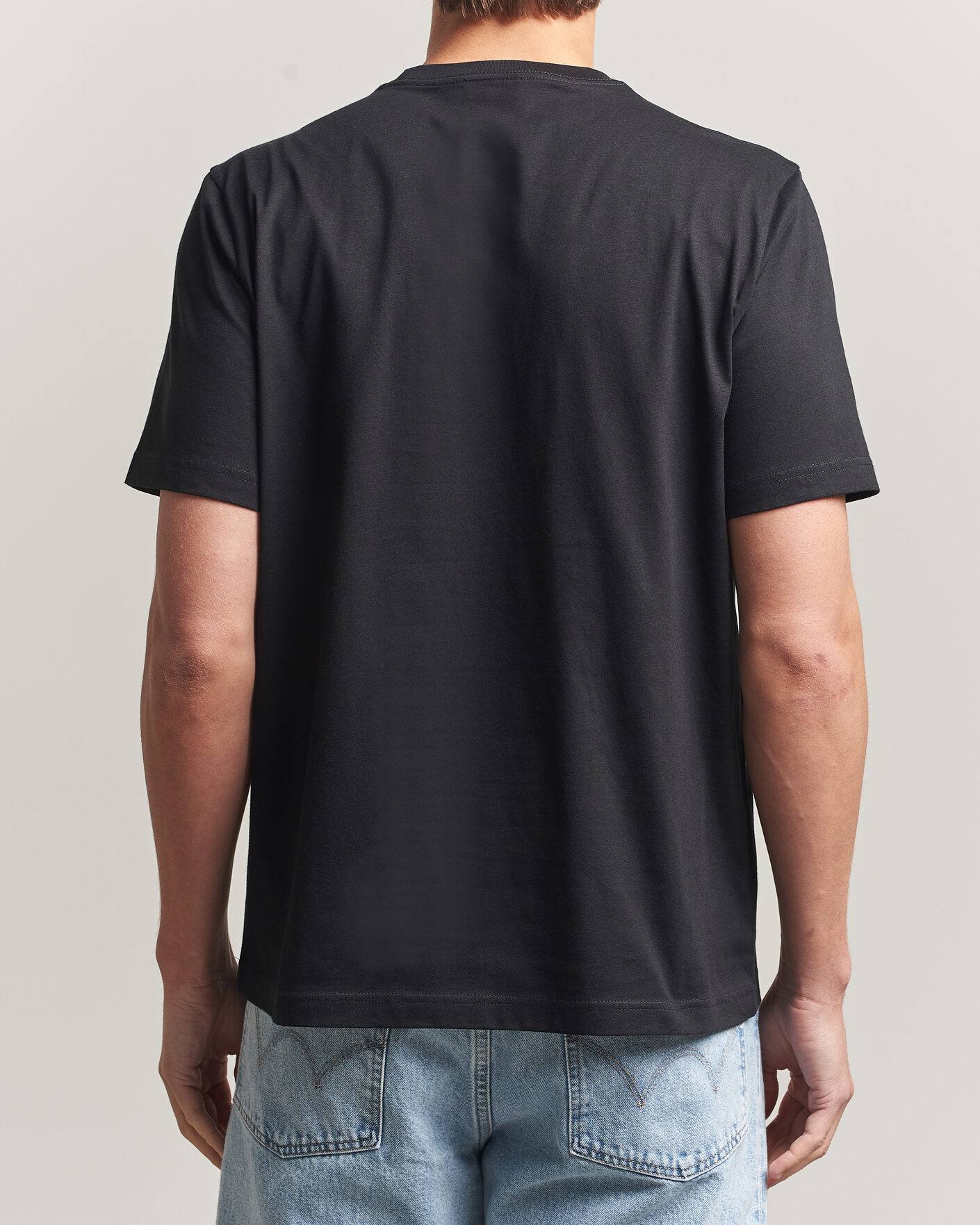 Herren | T-Shirts | PS Paul Smith | In A Row Crew Neck T-Shirt Black