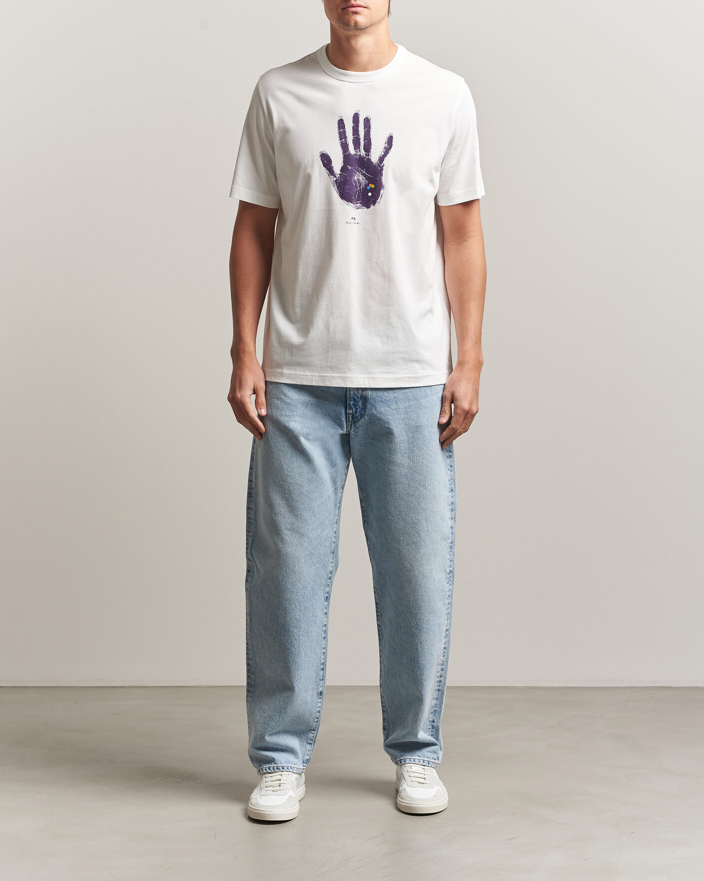 Herren | T-Shirts | PS Paul Smith | Hand Crew Neck T-Shirt White