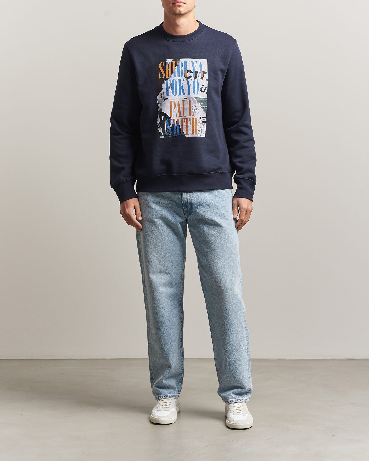 Herren | Pullover | PS Paul Smith | Shibuya Tokya Crew Neck Sweatshirt Navy