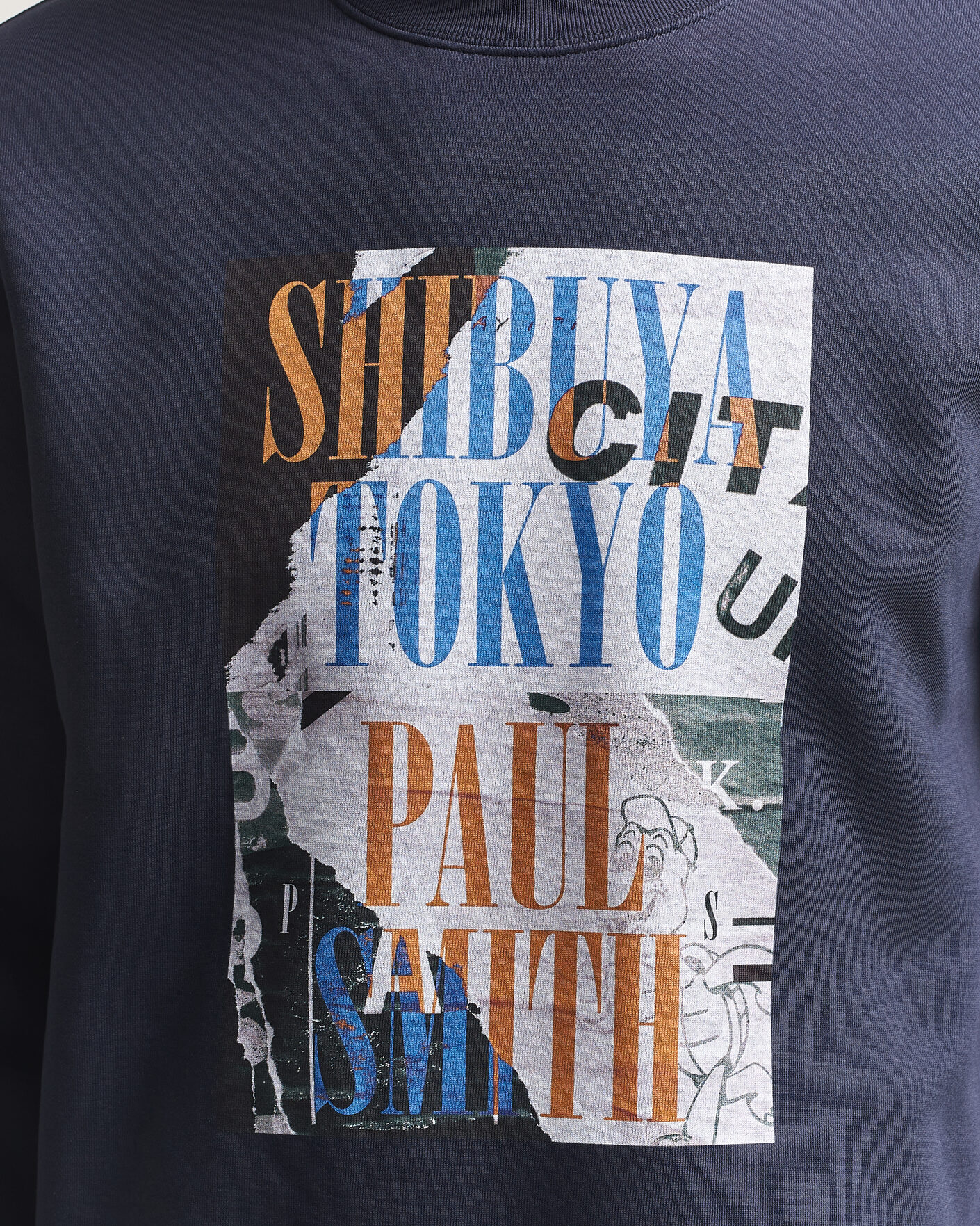 Herren | Pullover | PS Paul Smith | Shibuya Tokyo Crew Neck Sweatshirt Navy