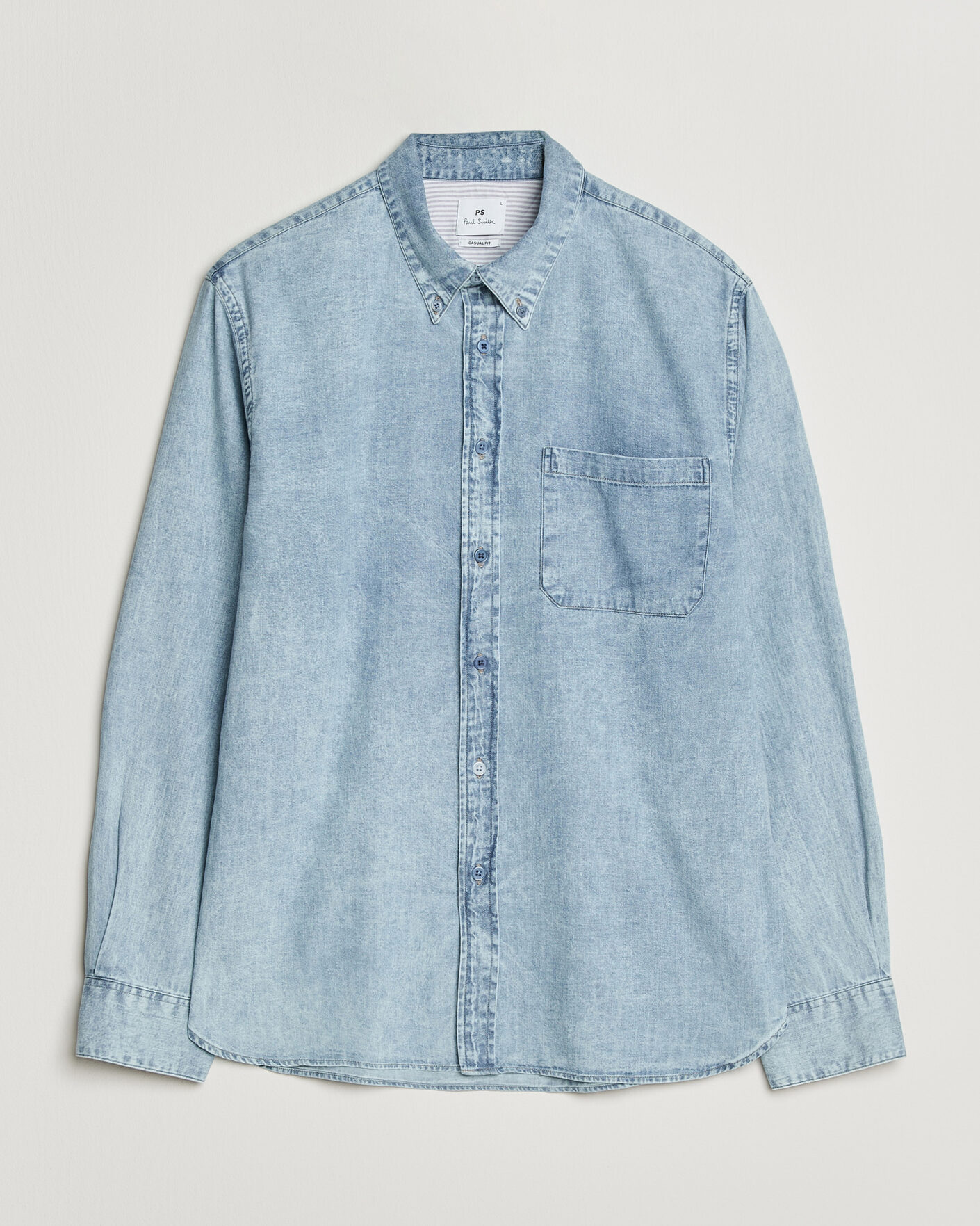 Herren | Hemden | PS Paul Smith | Casual Fit Denim Shirt Light Blue