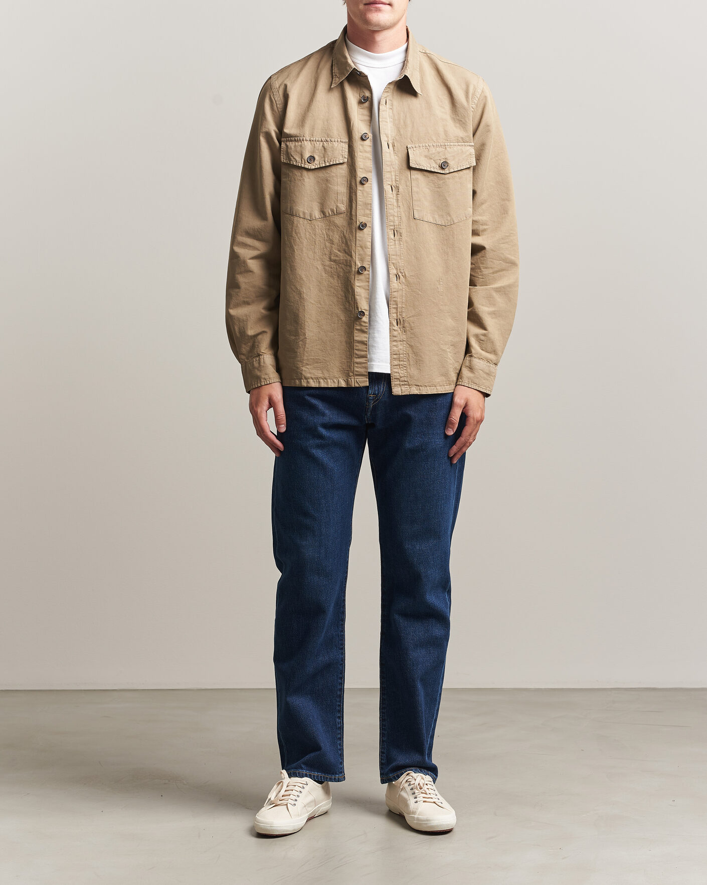 Herren | Hemden | PS Paul Smith | Casual Fit Cotton Overshirt Beige
