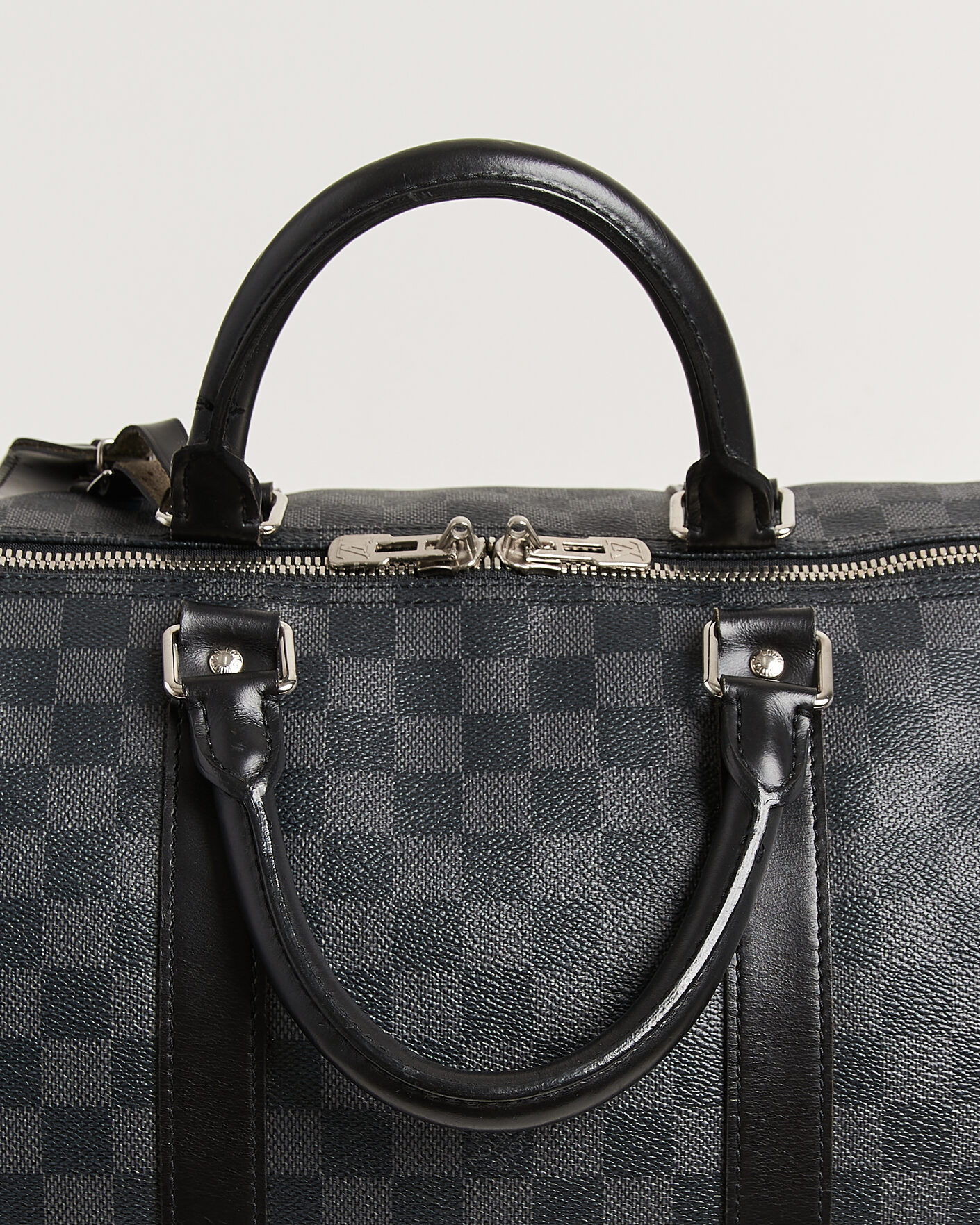 Herren | Pre-Owned & Vintage Bags | Louis Vuitton Pre-Owned | Keepall 55 Bandouliére Damier Graphite