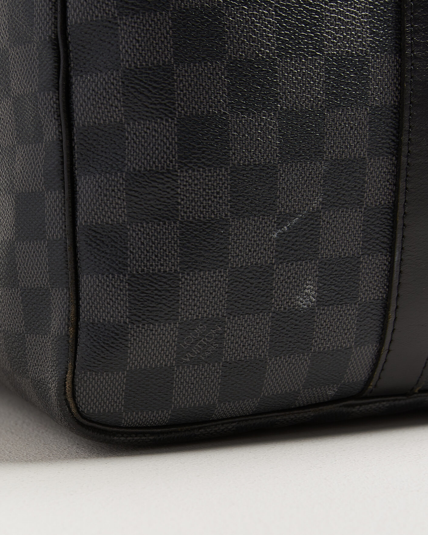 Herren | Pre-Owned & Vintage Bags | Louis Vuitton Pre-Owned | Keepall 55 Bandouliére Damier Graphite
