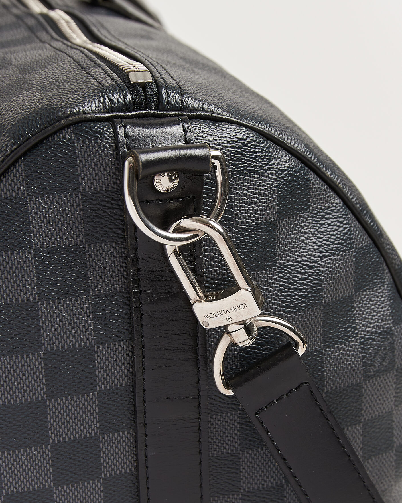 Herren | Pre-Owned & Vintage Bags | Louis Vuitton Pre-Owned | Keepall 55 Bandouliére Damier Graphite