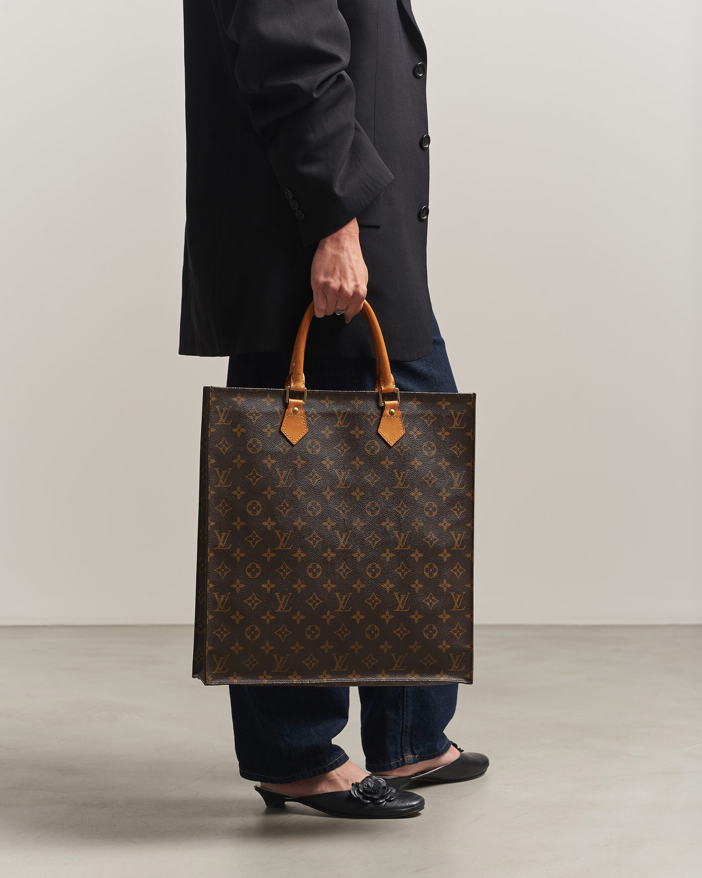 Herren | Pre-Owned & Vintage Bags | Louis Vuitton Pre-Owned | Sac Plat Bag Monogram