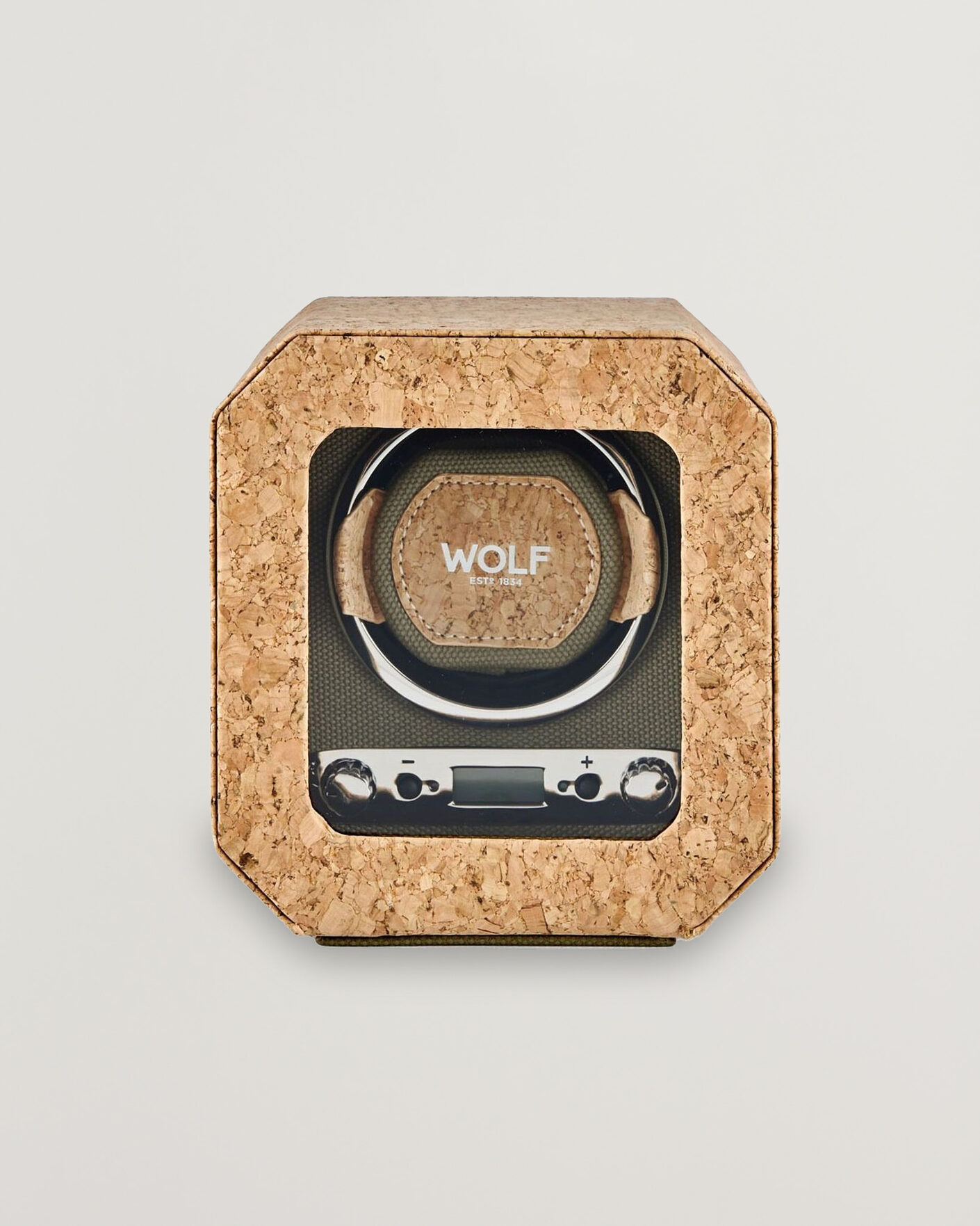 Herren | Uhren- und Schmuckkasten | WOLF | Cortica Single Watch Winder Cork