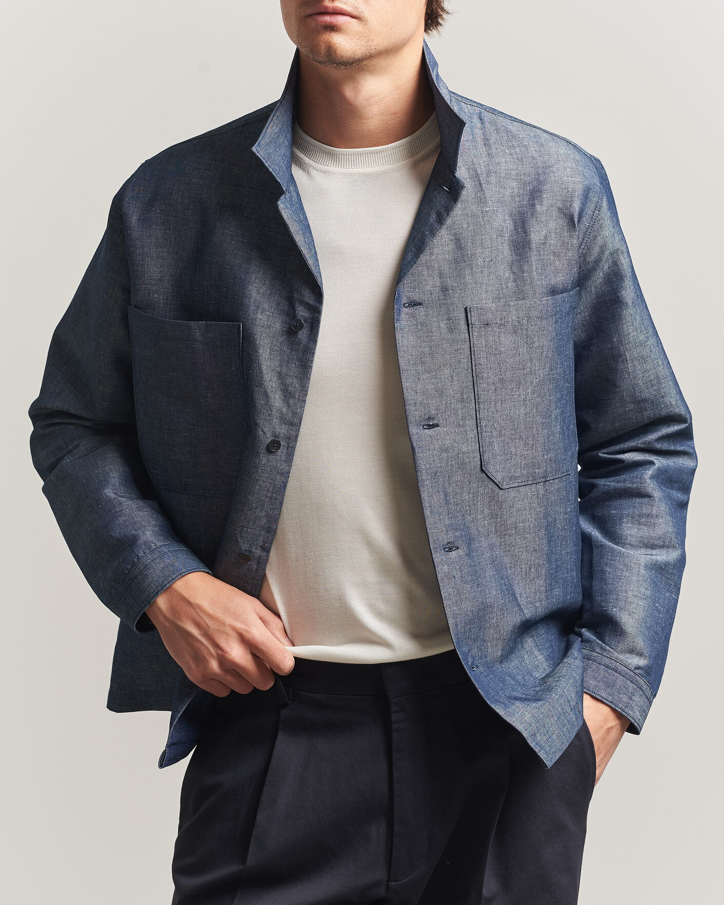 Herren | Hemden | NN07 | Rob Denim Overshirt Raw Indigo