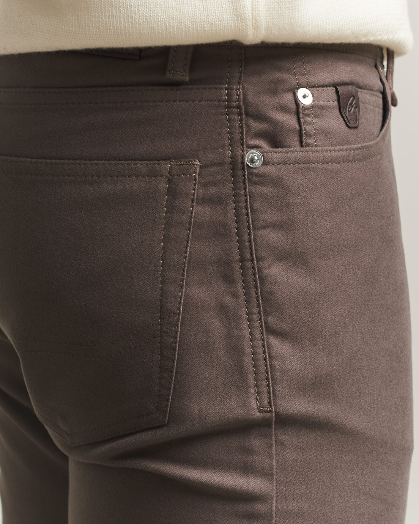 Herren | Hosen | Brioni | 5-Pocket Moleskine Pants Grey