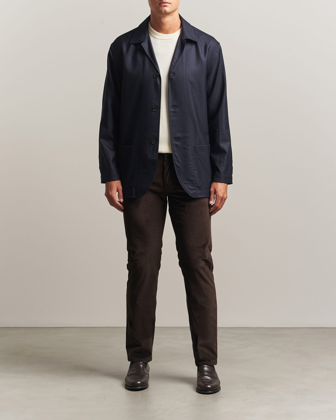 Herren | Hosen | Brioni | 5-Pocket Corduroy Pants Dark Brown