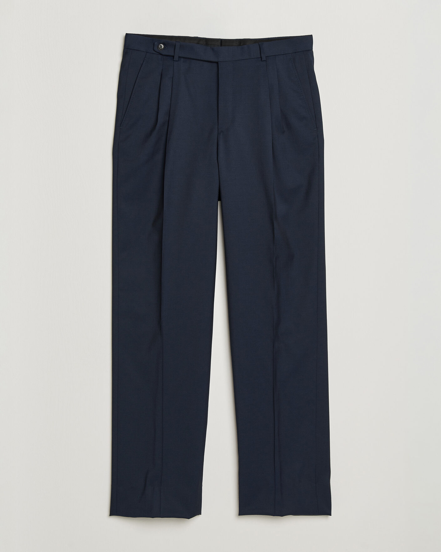 Herren | Hosen | Brioni | Capri Wool Trousers Navy