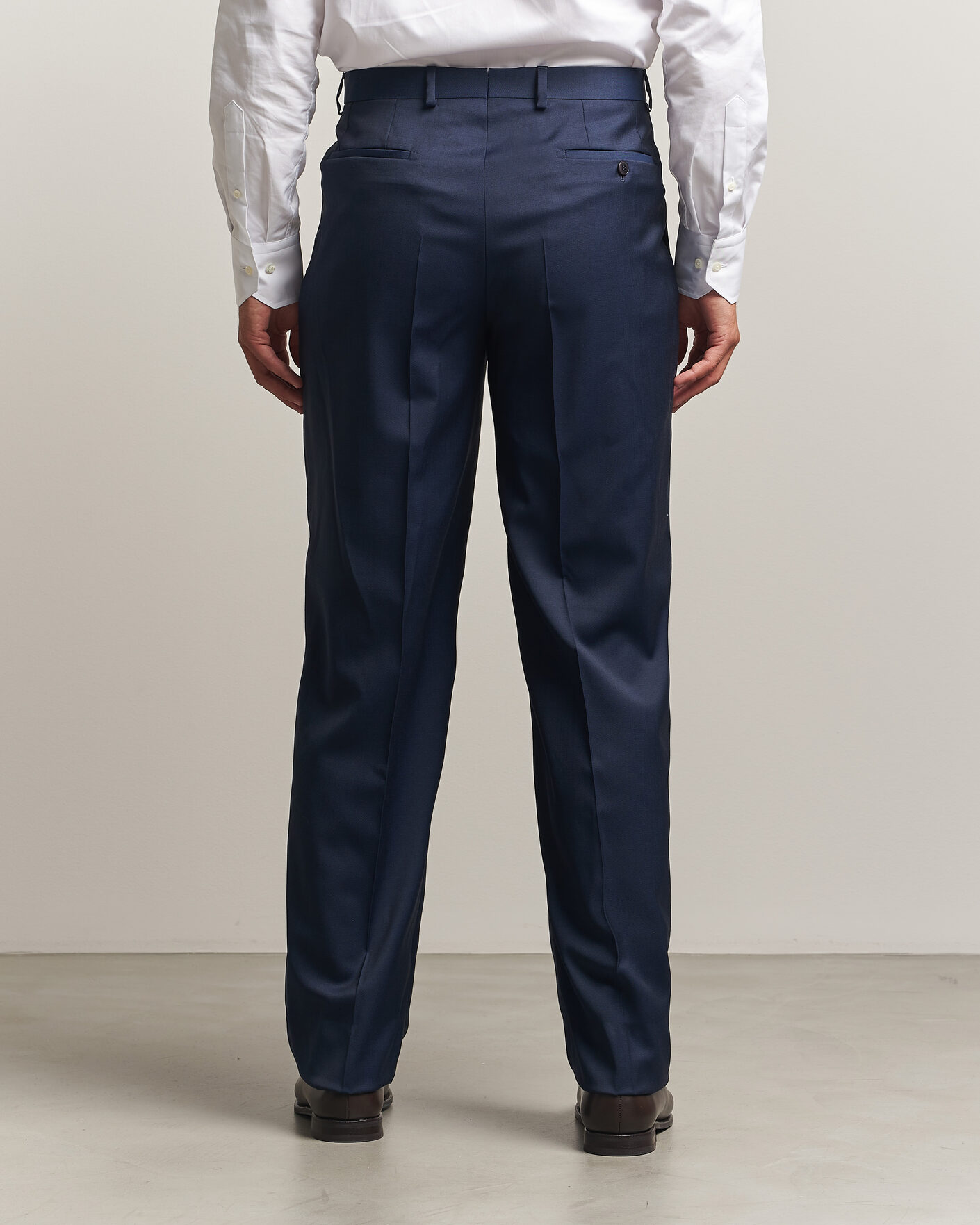 Herren | Hosen | Brioni | Capri Wool Trousers Navy