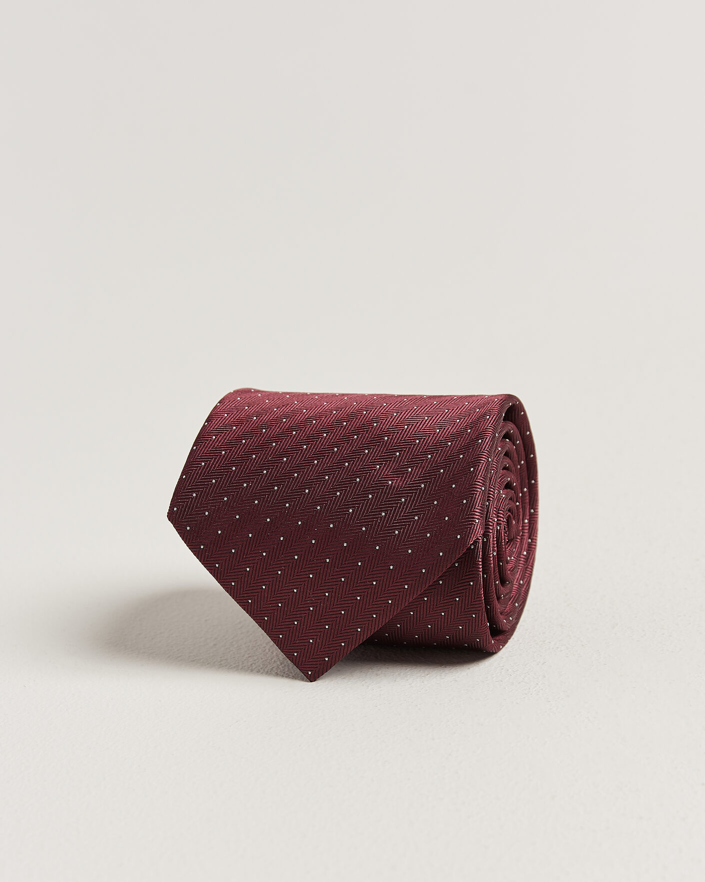 Herren | Krawatten | Brioni | Jacquard Dot Silk Tie Burgundy