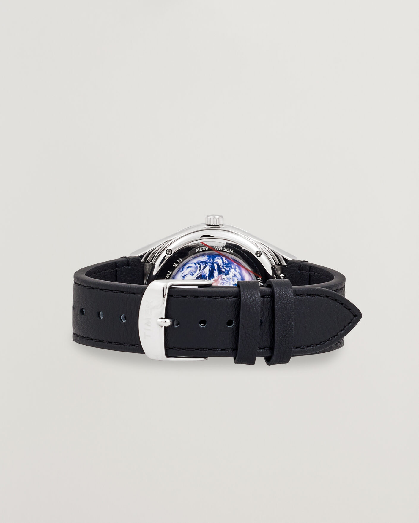 Herren | Timex Q Timex x NASA Luminous Leather Strap 40mm Black Dial | Timex | Q x NASA Luminous Leather Strap 40mm Black Dial