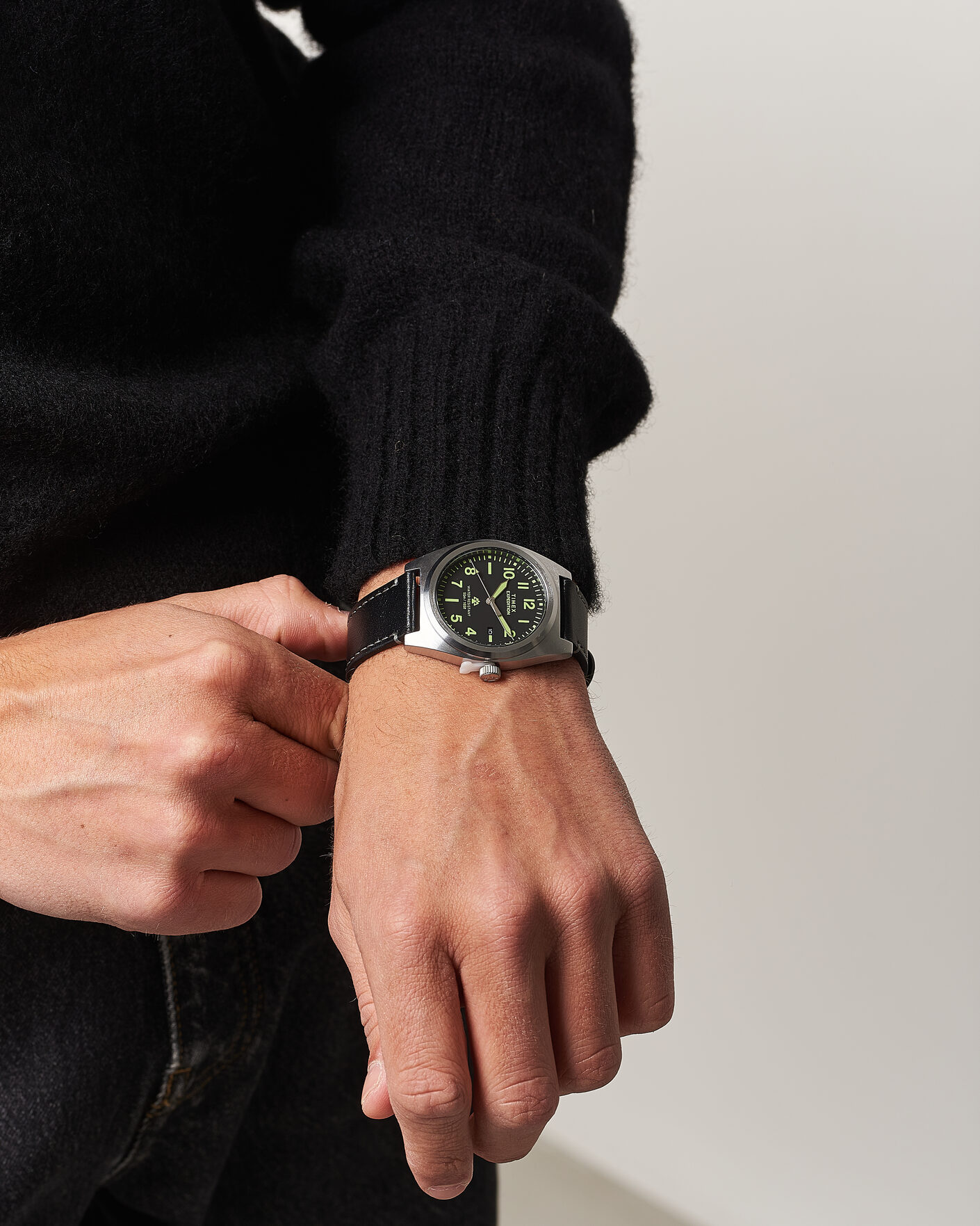 Herren | Timex Expedition North Capstone Leather Strap 39mm Black Dial | Timex | Expedition North Capstone Leather Strap 39mm Black Dial