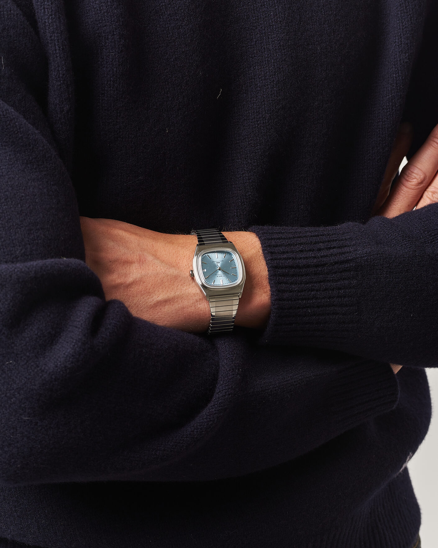 Herren | Timex 1983s Automatic Reissue 34mm Ice Blue Dial | Timex | 1983s Automatic Reissue 34mm Ice Blue Dial