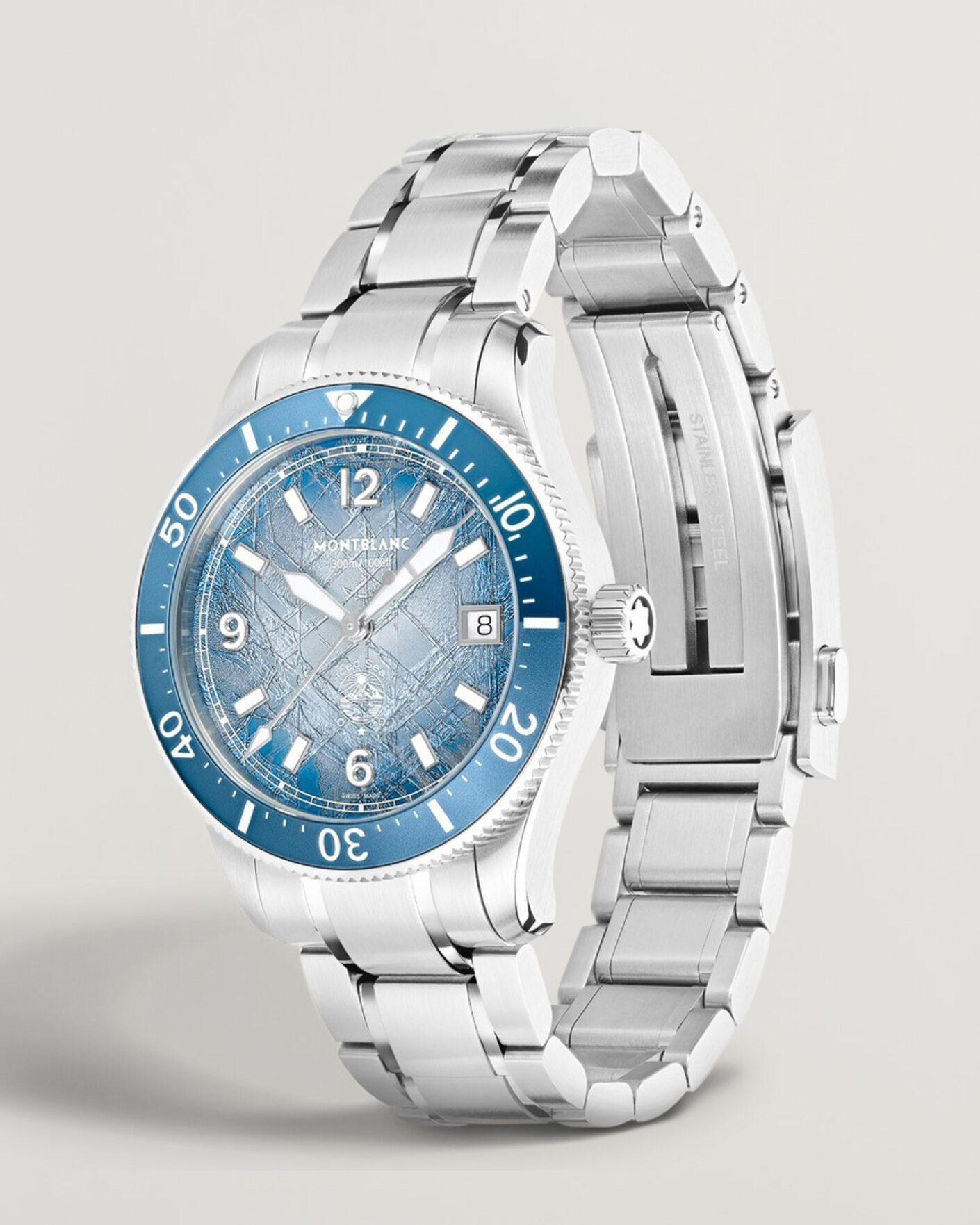 Herren | Montblanc Iced Sea Automatic Date 0 Oxygen Light Blue | Montblanc | Iced Sea Automatic Date 0 Oxygen Light Blue