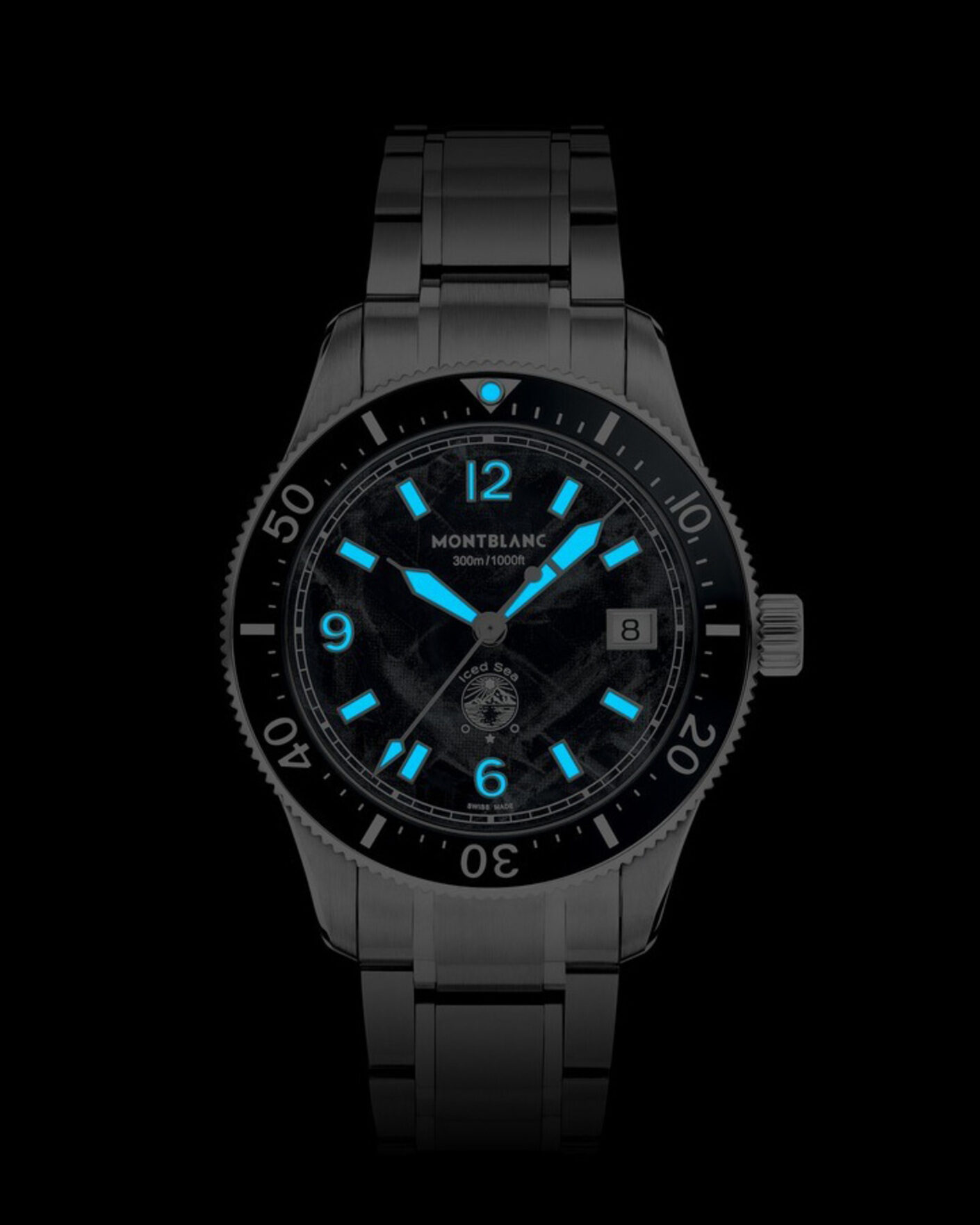 Herren | Montblanc Iced Sea Automatic Date 0 Oxygen Black | Montblanc | Iced Sea Automatic Date 0 Oxygen Black