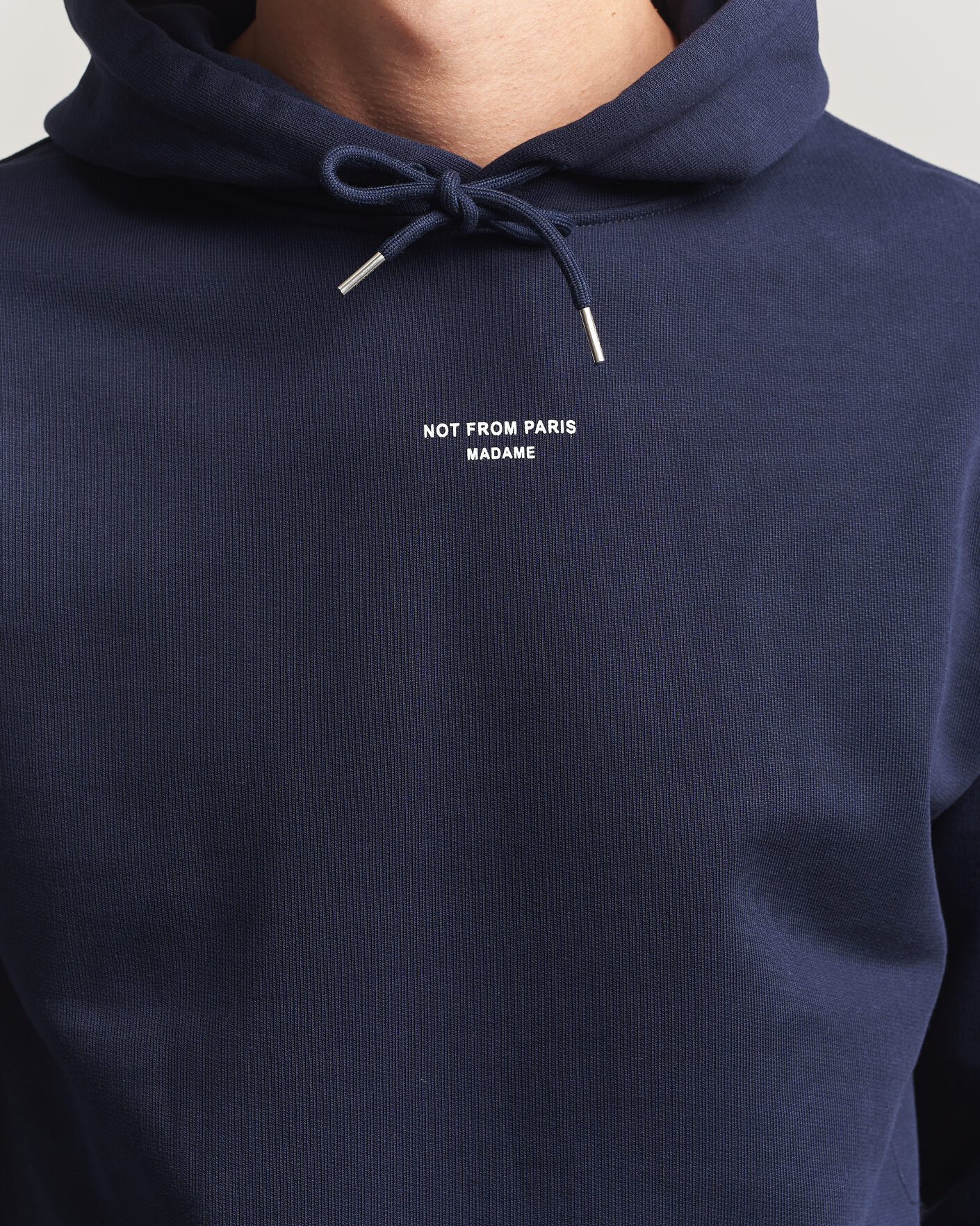 Herren | Pullover | Drôle de Monsieur | Classic Slogan Hoodie Navy