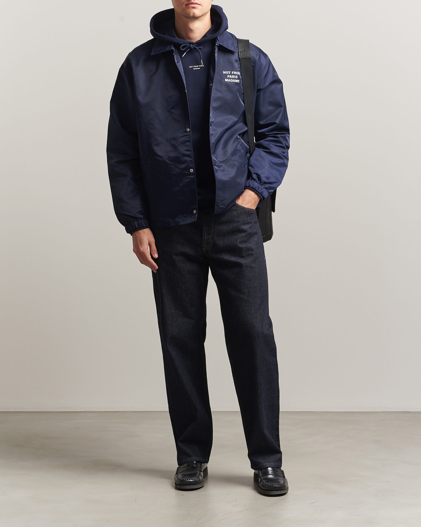 Herren | Jacken | Drôle de Monsieur | La Veste Slogan Jacket Navy