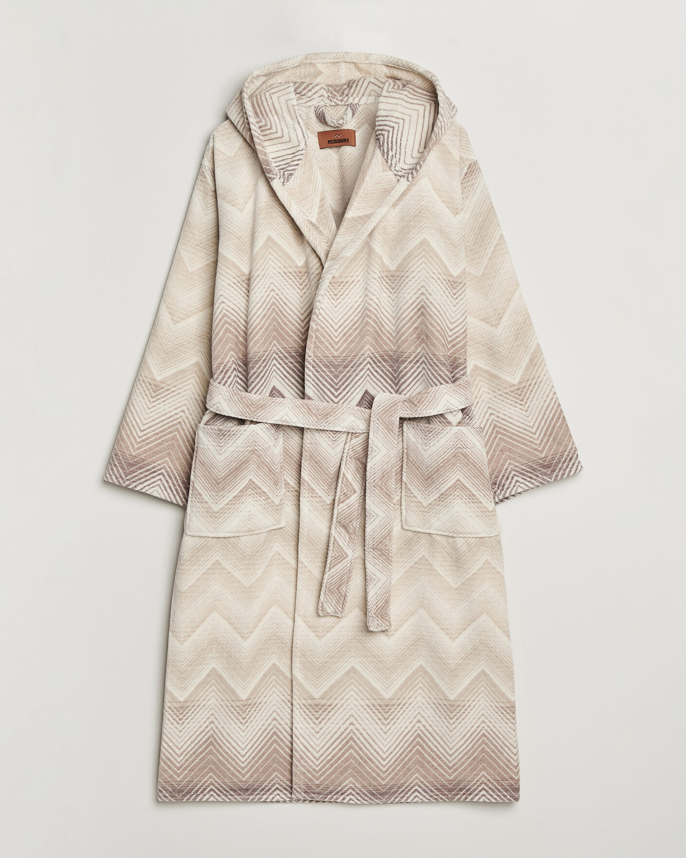 Herren | Schlafanzüge & Bademäntel | Missoni Home | Marea Hooded Bathrobe Beige