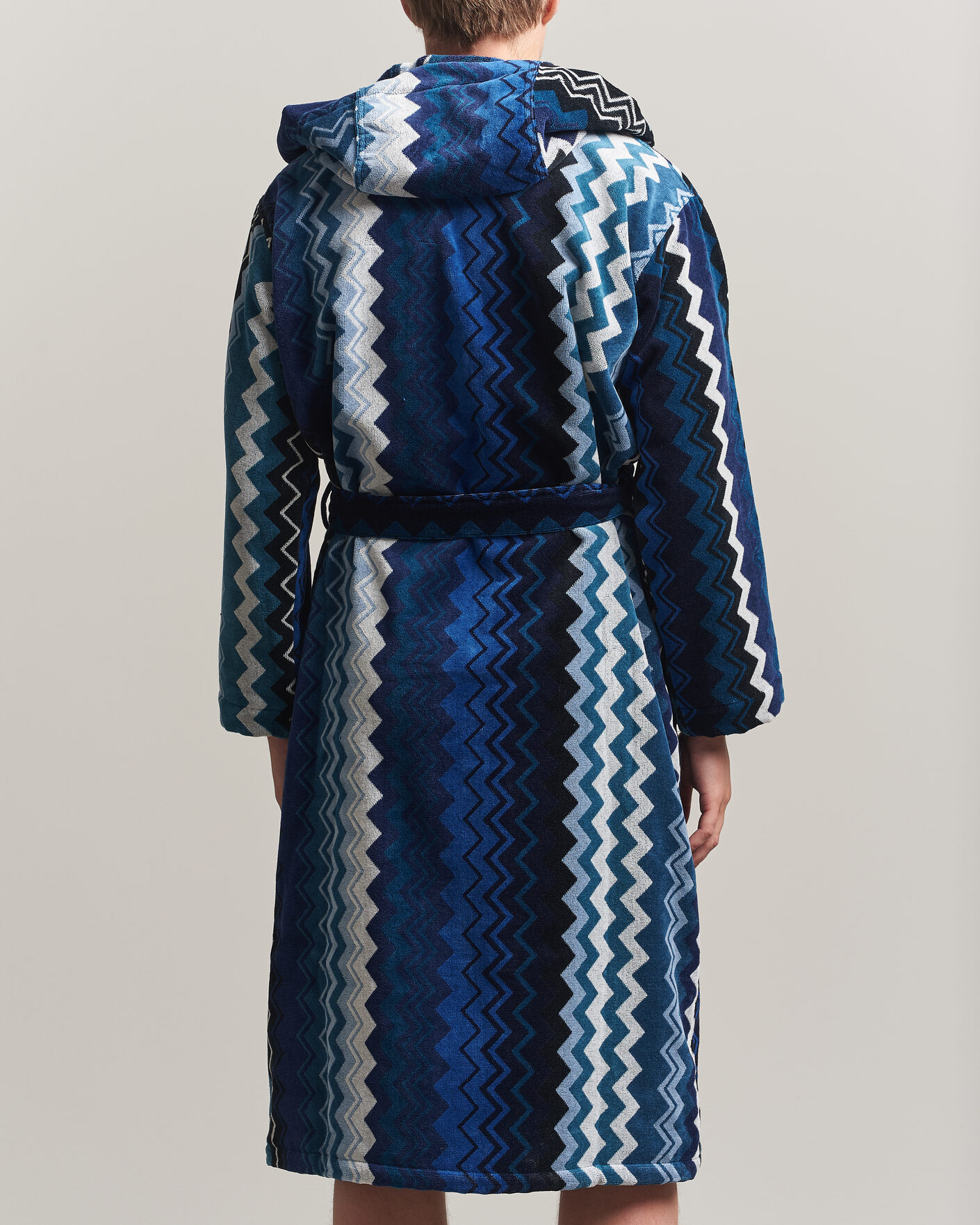 Herren | Schlafanzüge & Bademäntel | Missoni Home | Giacomo Hooded Bathrobe Multi Blue