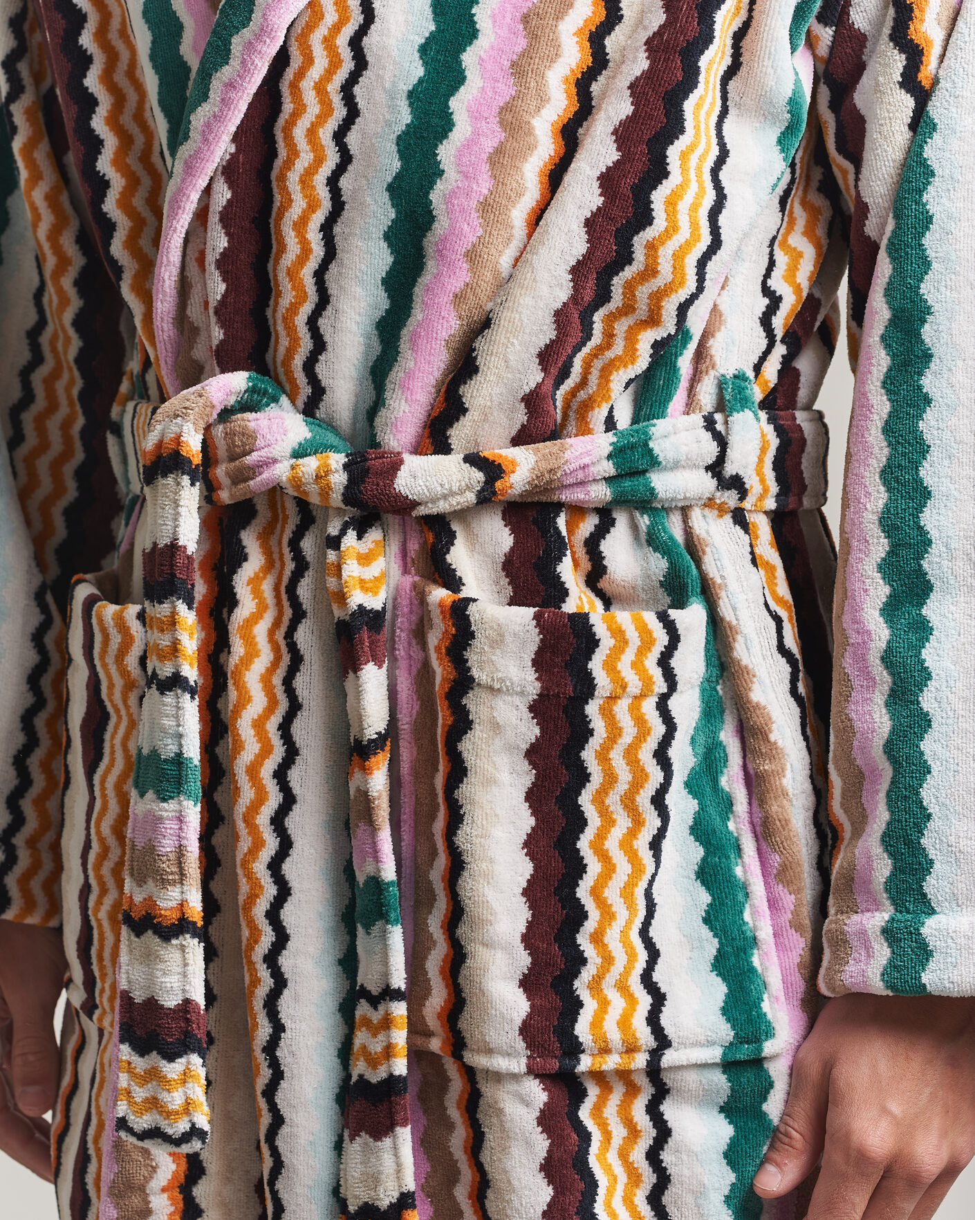 Herren | Schlafanzüge & Bademäntel | Missoni Home | Aura Hooded Bathrobe Multi