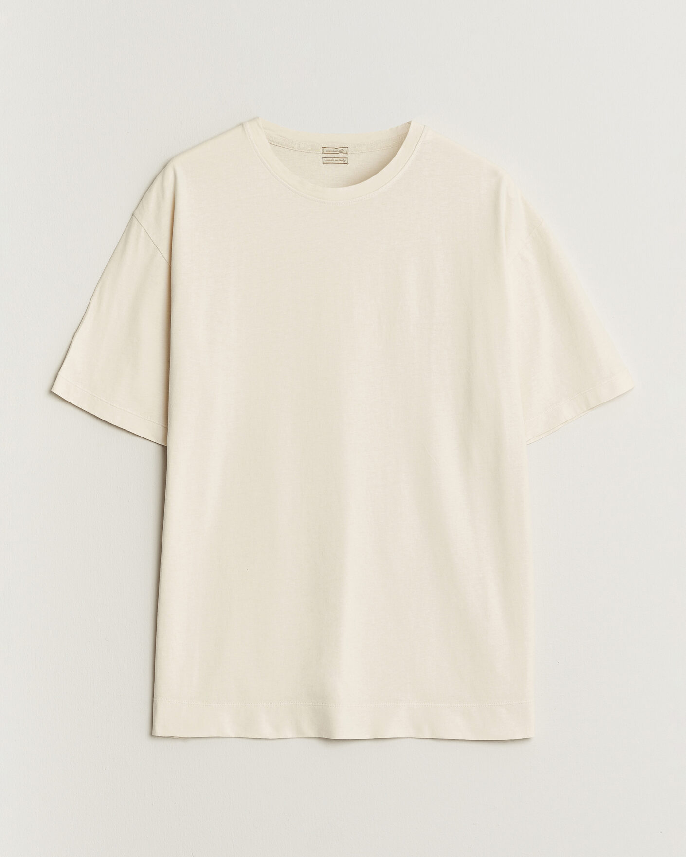 Herren | T-Shirts | Massimo Alba | Nevis Brushed Cotton T-Shirt Soft White