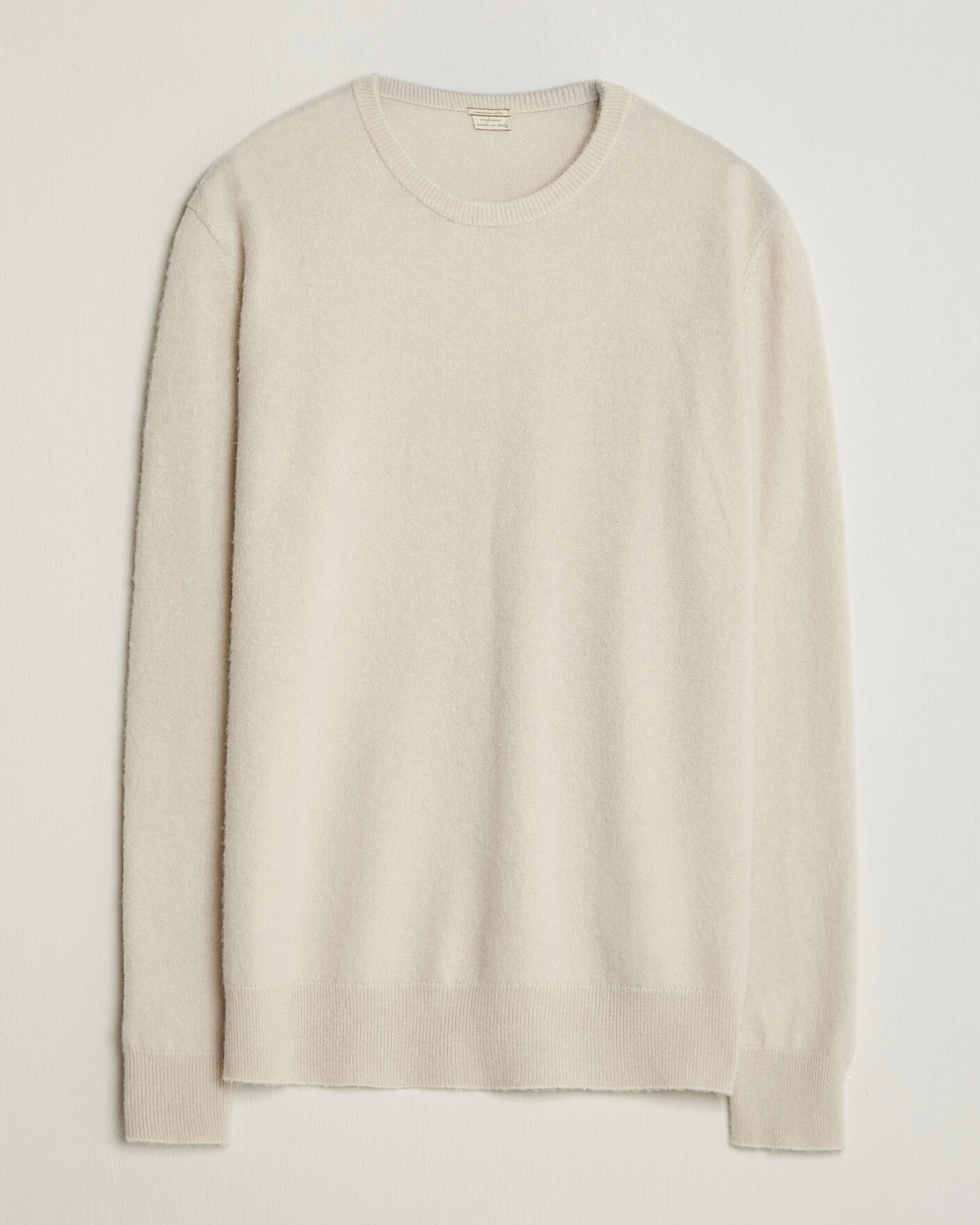 Herren | Pullover | Massimo Alba | Kane Brushed Cashmere Sweater Magnolia