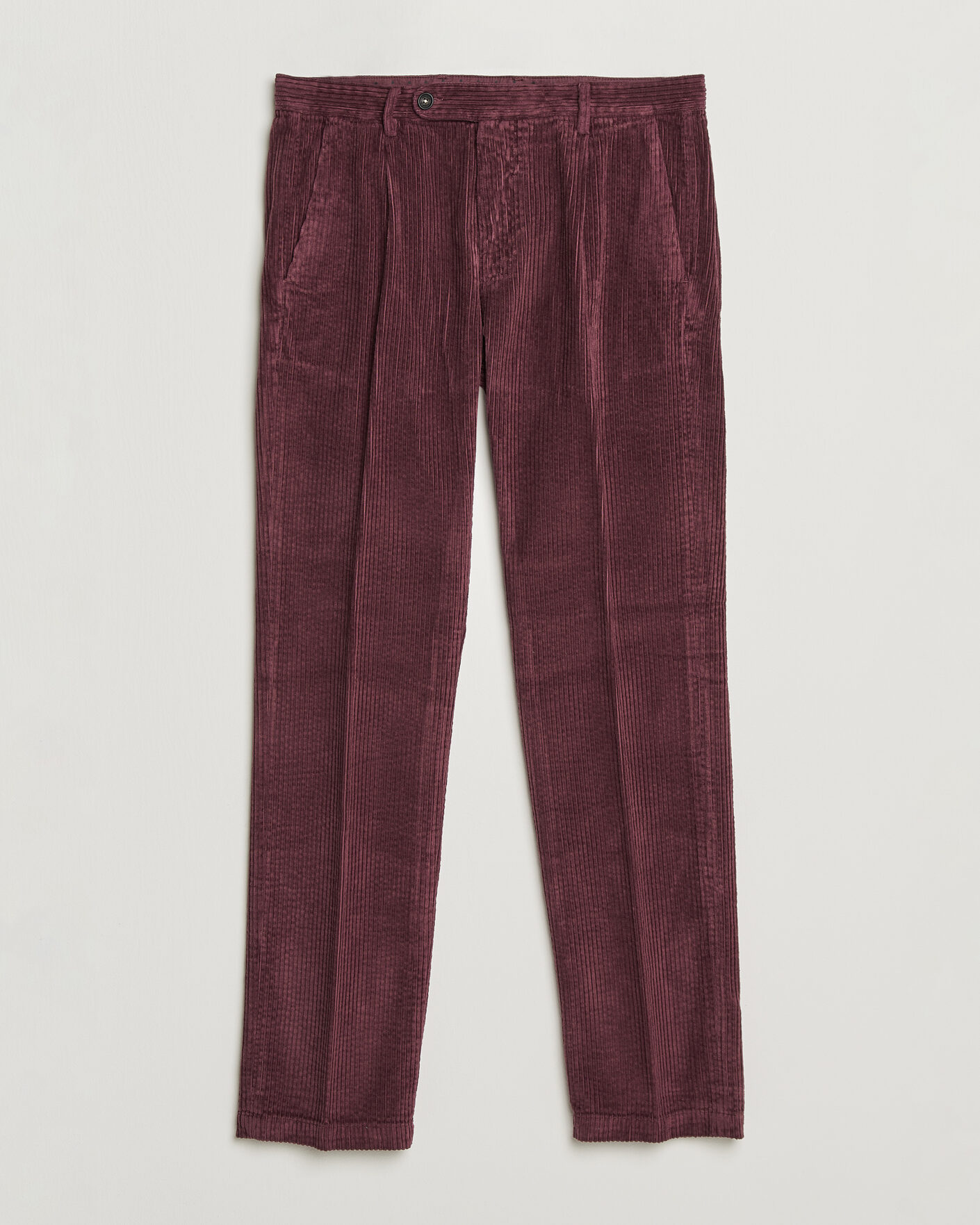 Herren | Hosen | Massimo Alba | Ionio Pleated Corduroy Pants Rose Brown