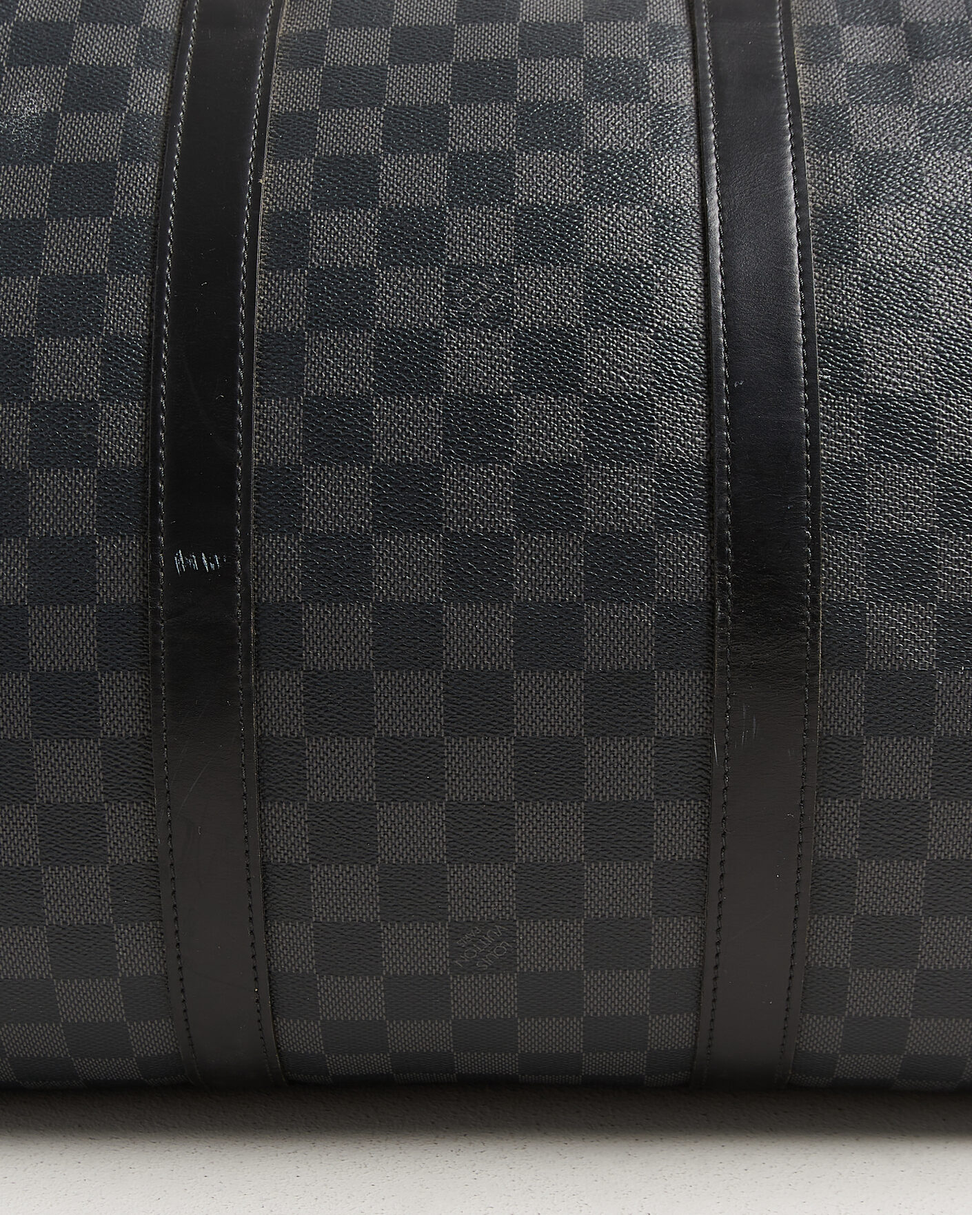 Herren | Pre-Owned & Vintage Bags | Louis Vuitton Pre-Owned | Keepall 55 Bandouliére Damier Graphite