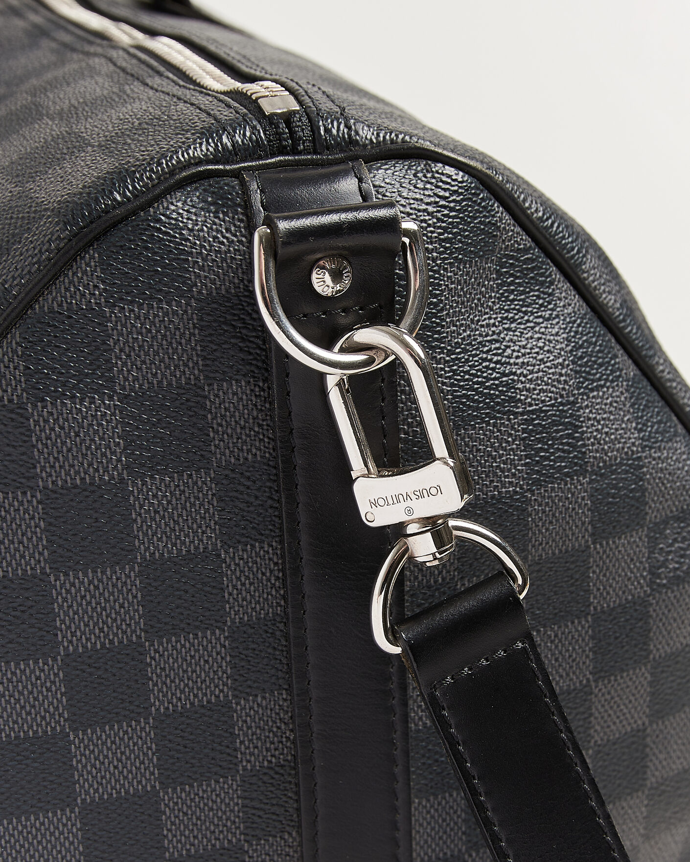 Herren | Pre-Owned & Vintage Bags | Louis Vuitton Pre-Owned | Keepall 55 Bandouliére Damier Graphite