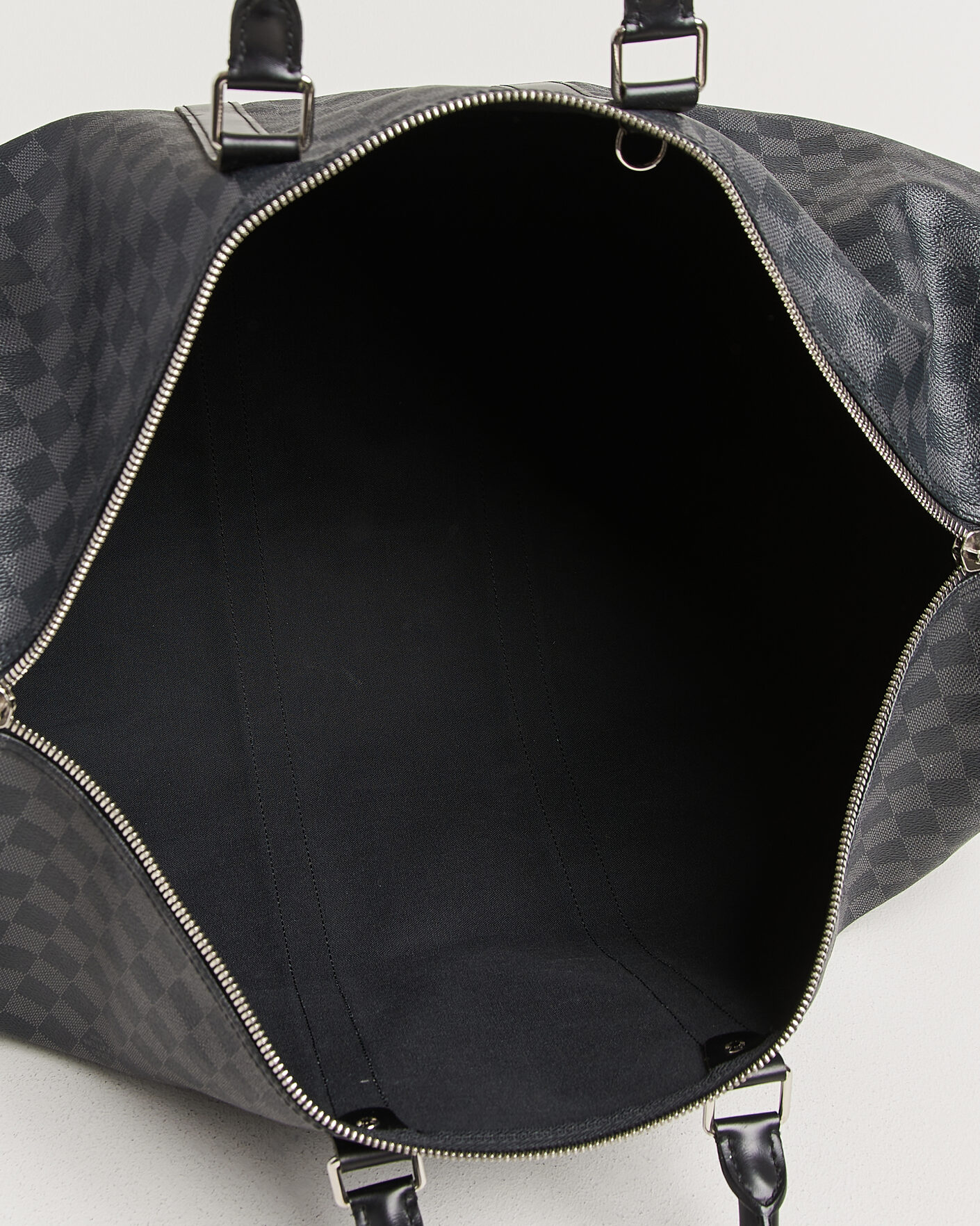 Herren | Pre-Owned & Vintage Bags | Louis Vuitton Pre-Owned | Keepall 55 Bandouliére Damier Graphite