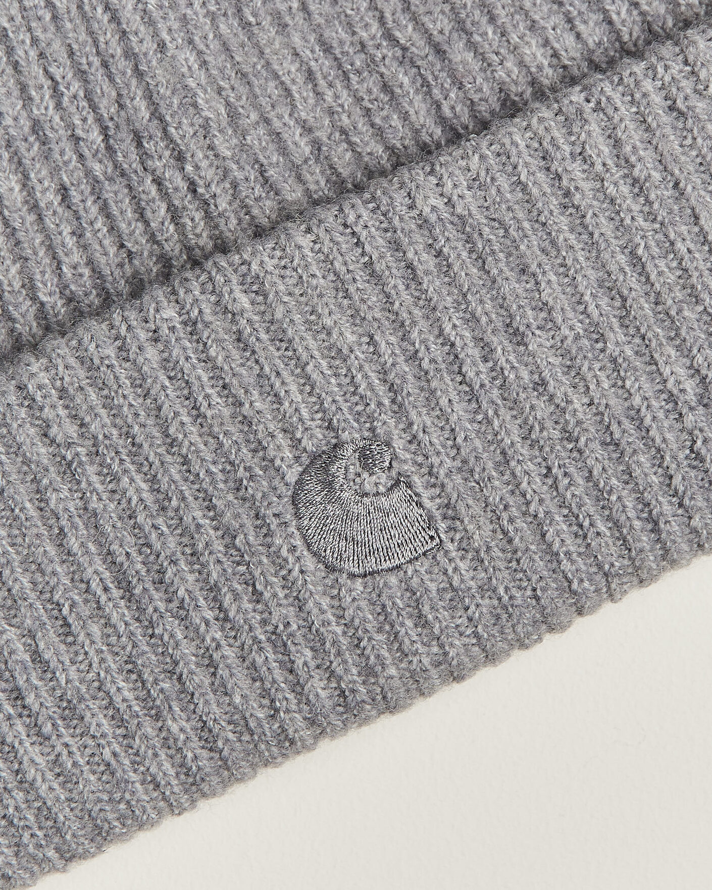 Herren | Mützen | Carhartt WIP | Curtis Tonal Logo Beanie Shady Grey
