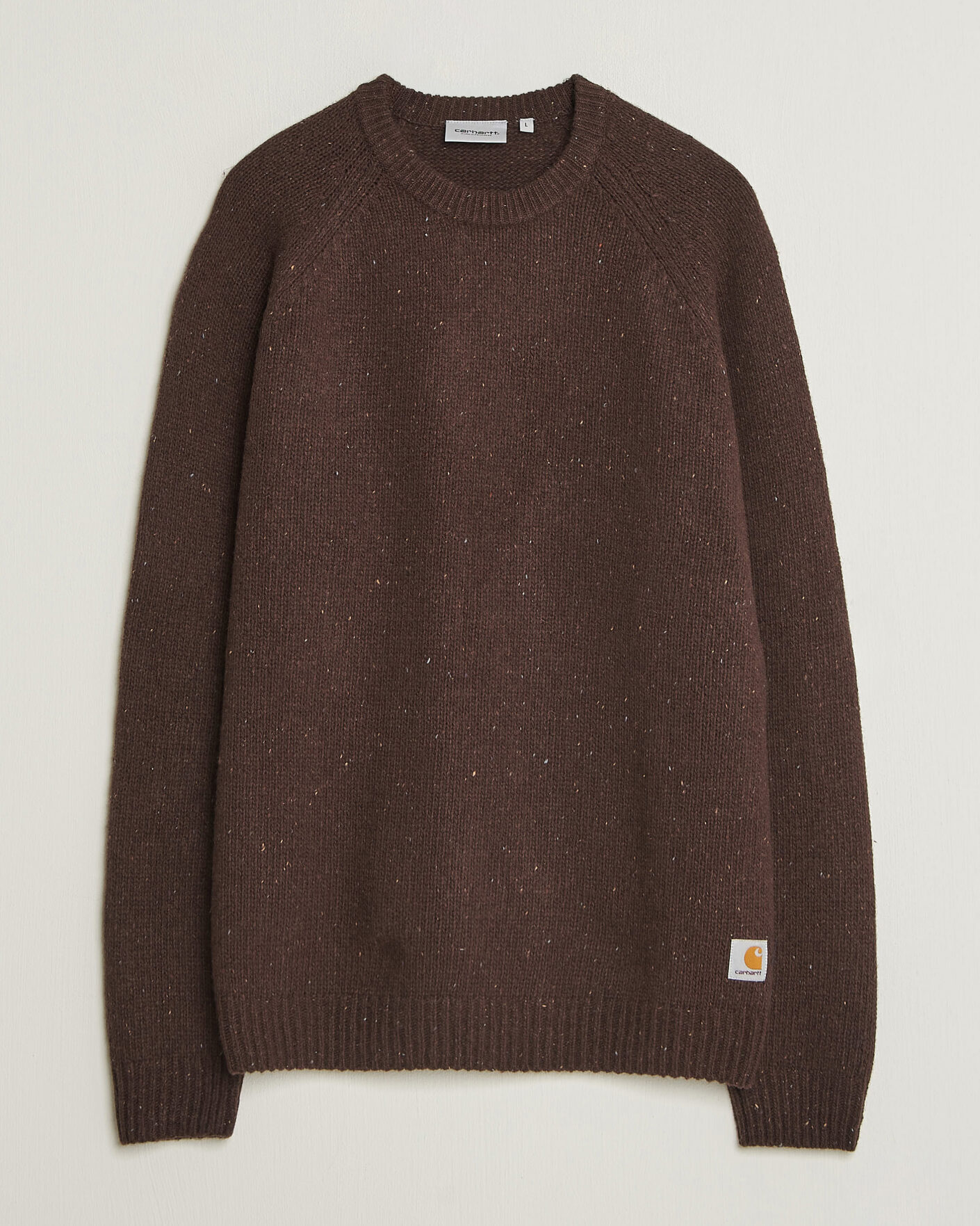 Herren | Pullover | Carhartt WIP | Anglistic Wool/Cotton Sweater Tobacco