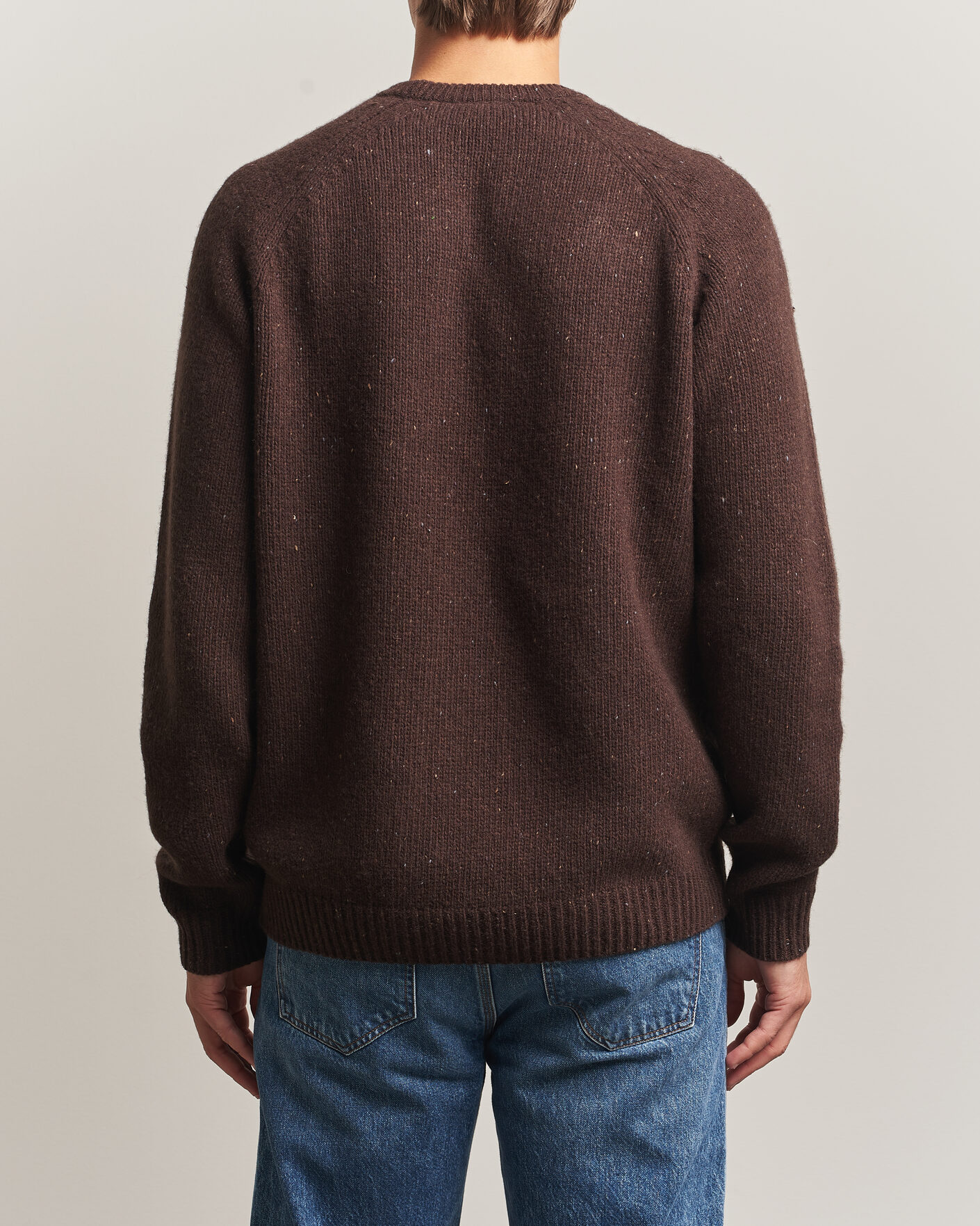 Herren | Pullover | Carhartt WIP | Anglistic Wool/Cotton Sweater Tobacco